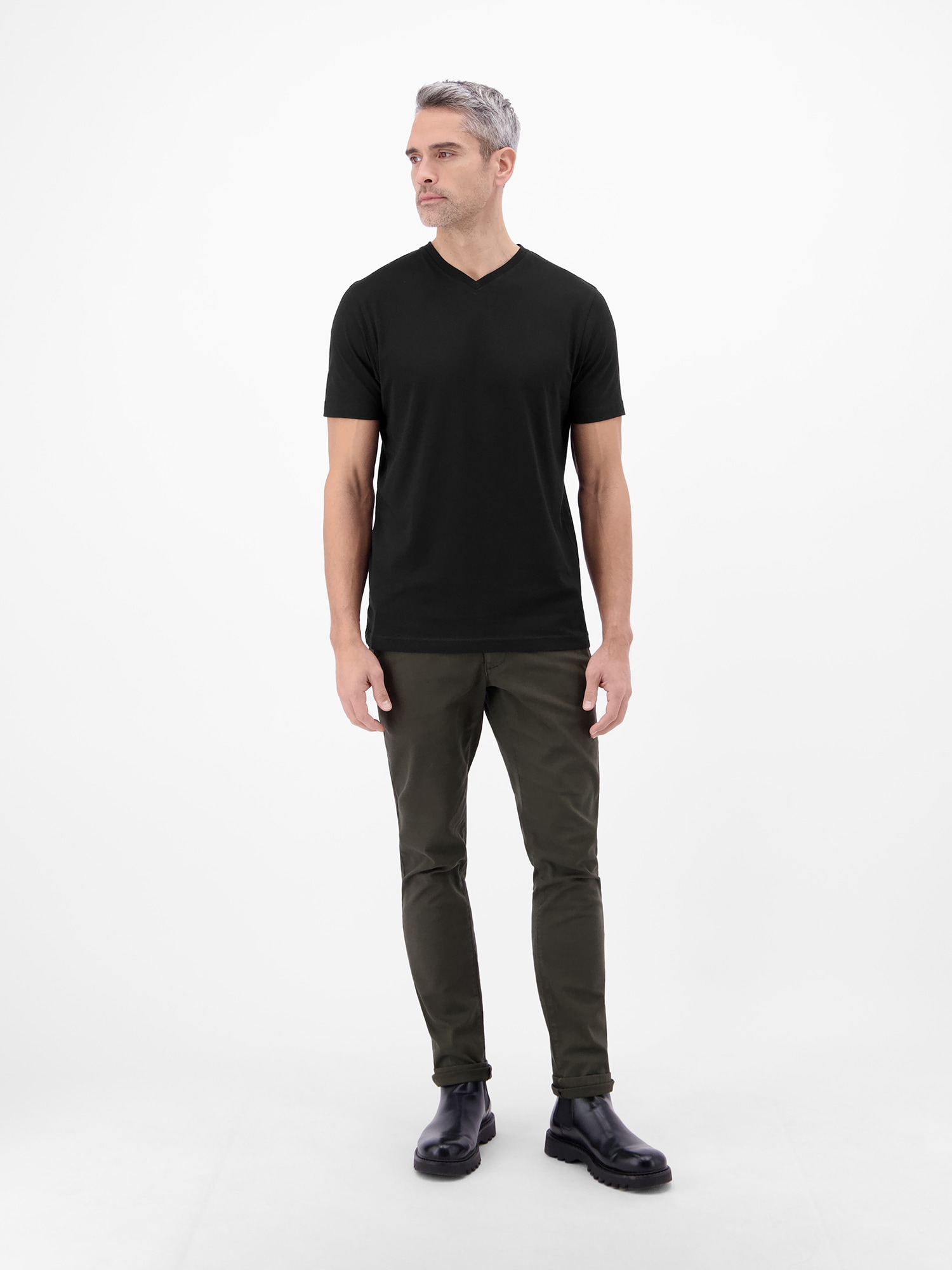 LERROS T-Shirt »Doppelpack T-Shirt, V-Neck in Premium Baumwollqualität«
