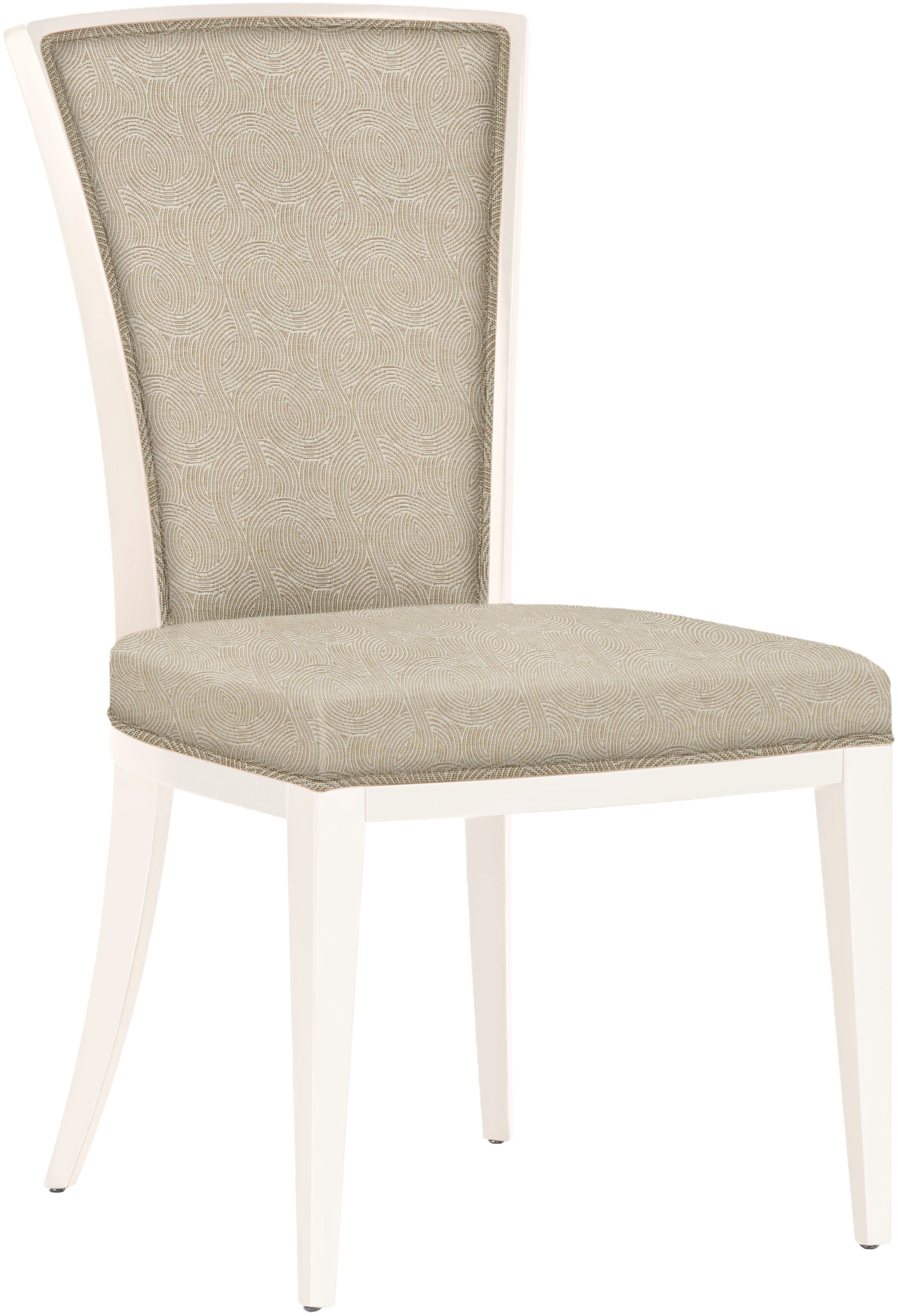 SELVA Stuhl »Luna«, Webstoff, Modell 1231, Gestell white vintage