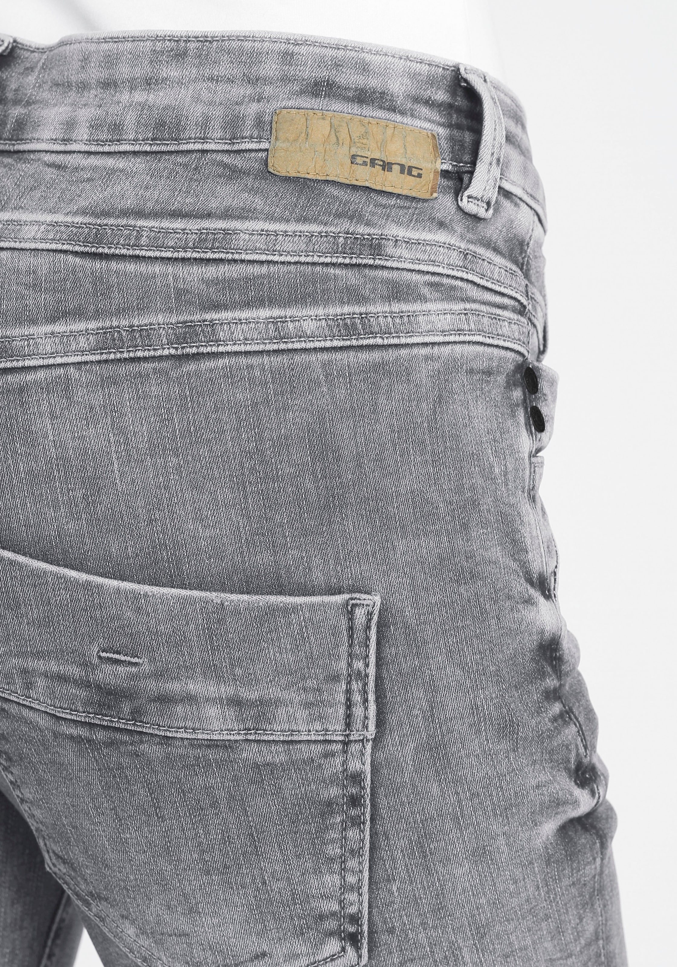 GANG Slim-fit-Jeans »94CARLI«, mit offener Knopfleiste
