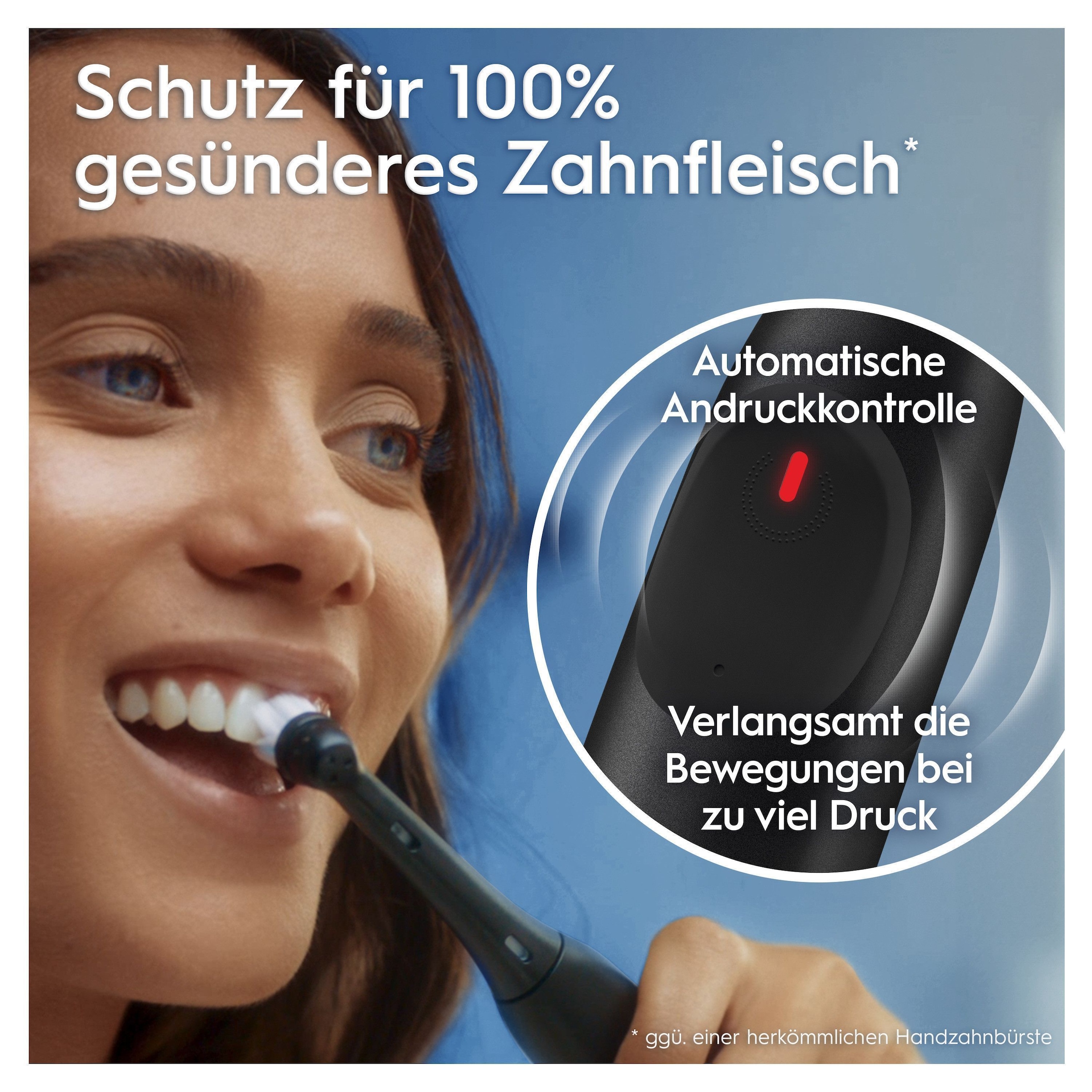 Oral-B Elektrische Zahnbürste »iO Series 2«, 1 St. Aufsteckbürsten, für die sanfte Reinigung, Reise-Etui, Aufsteckbürstenhalter