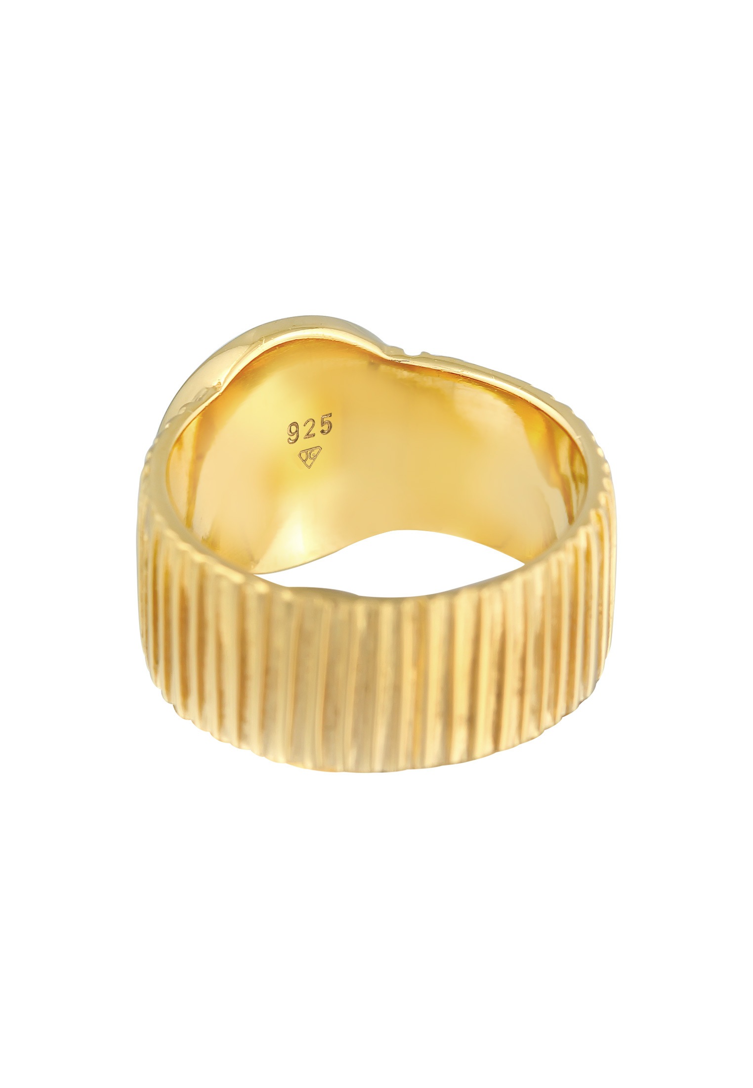 Elli Premium Siegelring »Ring Bandring Siegelring Relief Struktur 925 Silber«