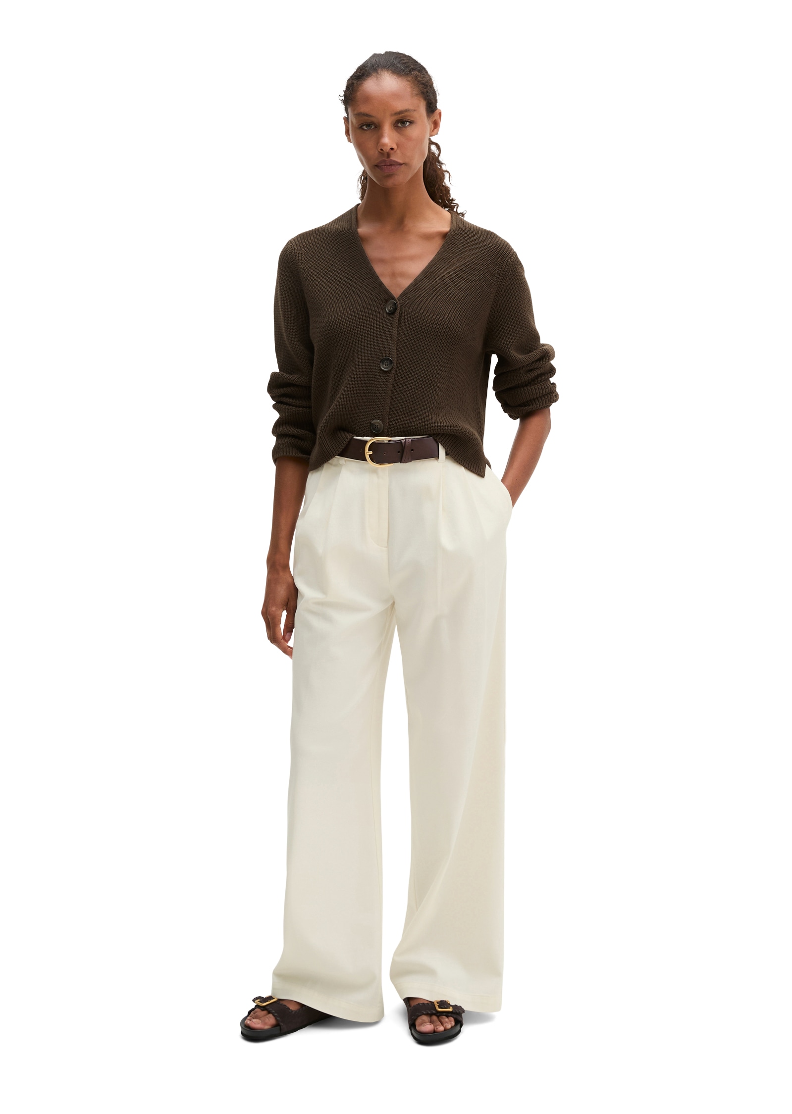 Marc O'Polo Cardigan relaxed aus Heavy-Weight-Organic-Cotton