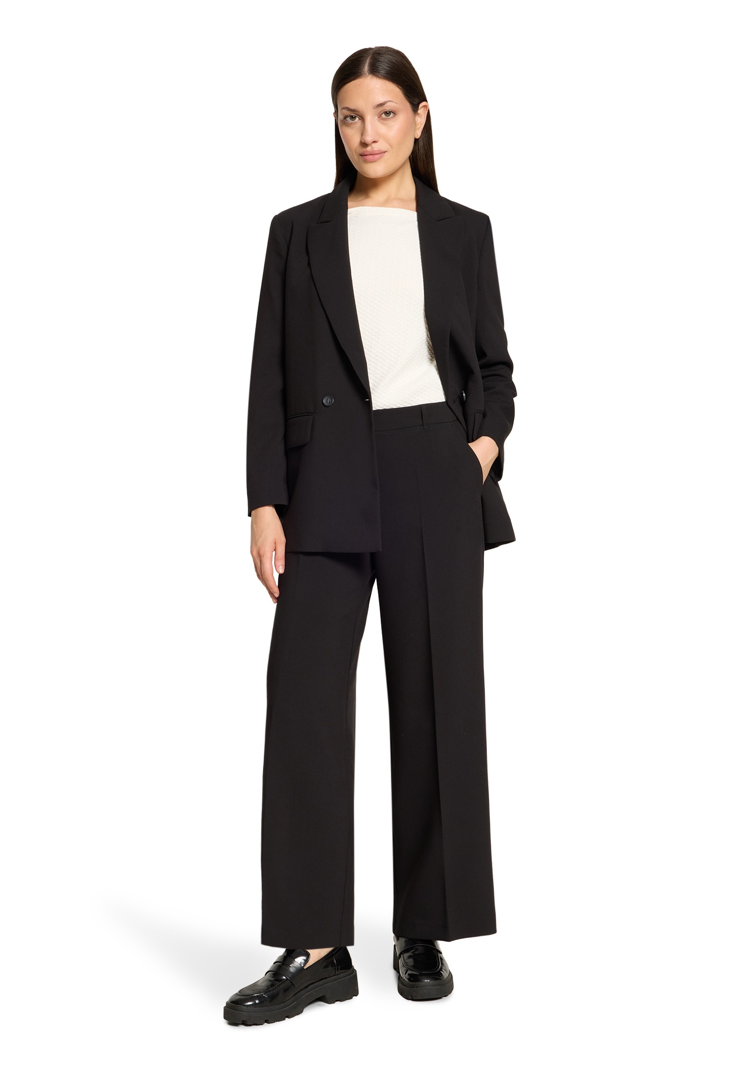 Betty&Co Longblazer »Longblazer mit Reverskragen«