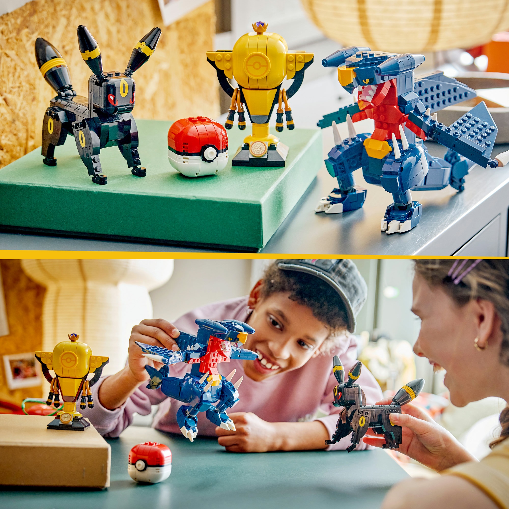 LEGO® Konstruktionsspielsteine »SMART Play: Nachtaras und Knakracks Duell um die Meisterschaft (72165)« LEGO Pokémon; Mit SMART Brick kombatibel (nicht enthalten)