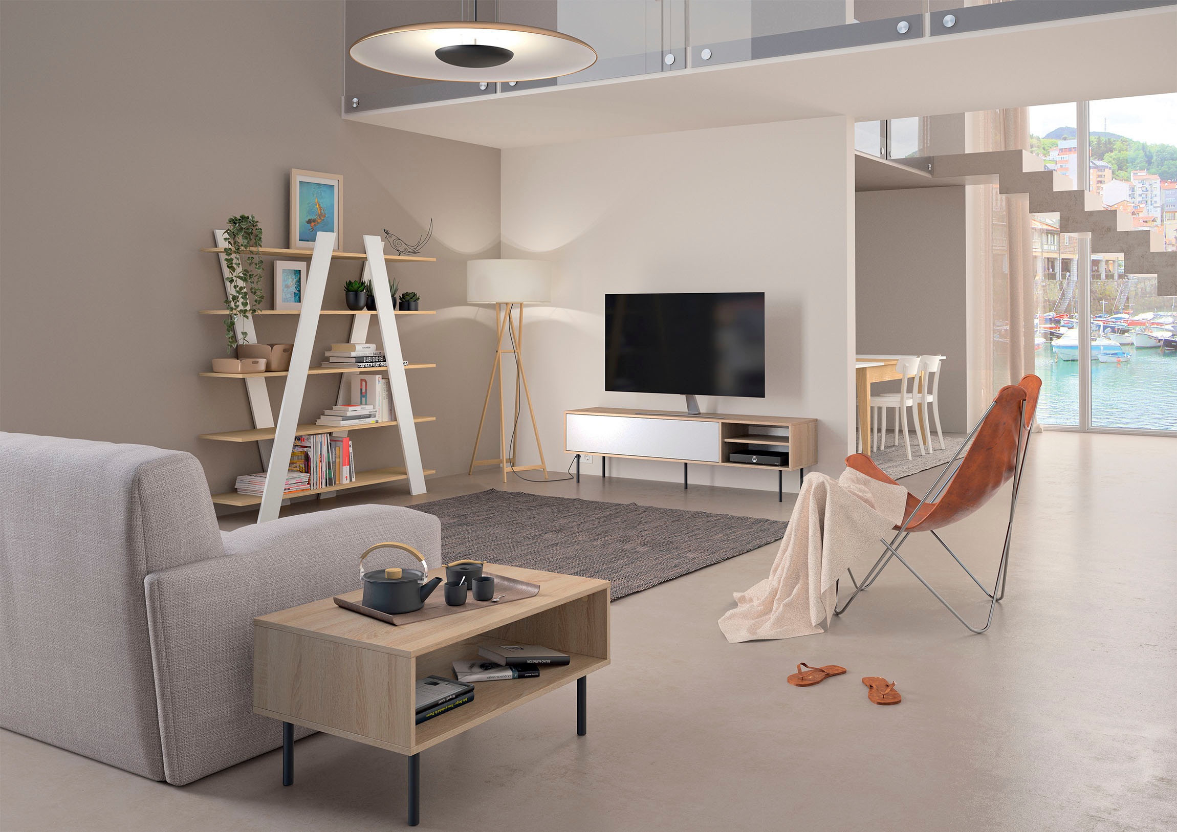 TemaHome Lowboard »AMPERE«, TV-Board mit Breite 165 cm