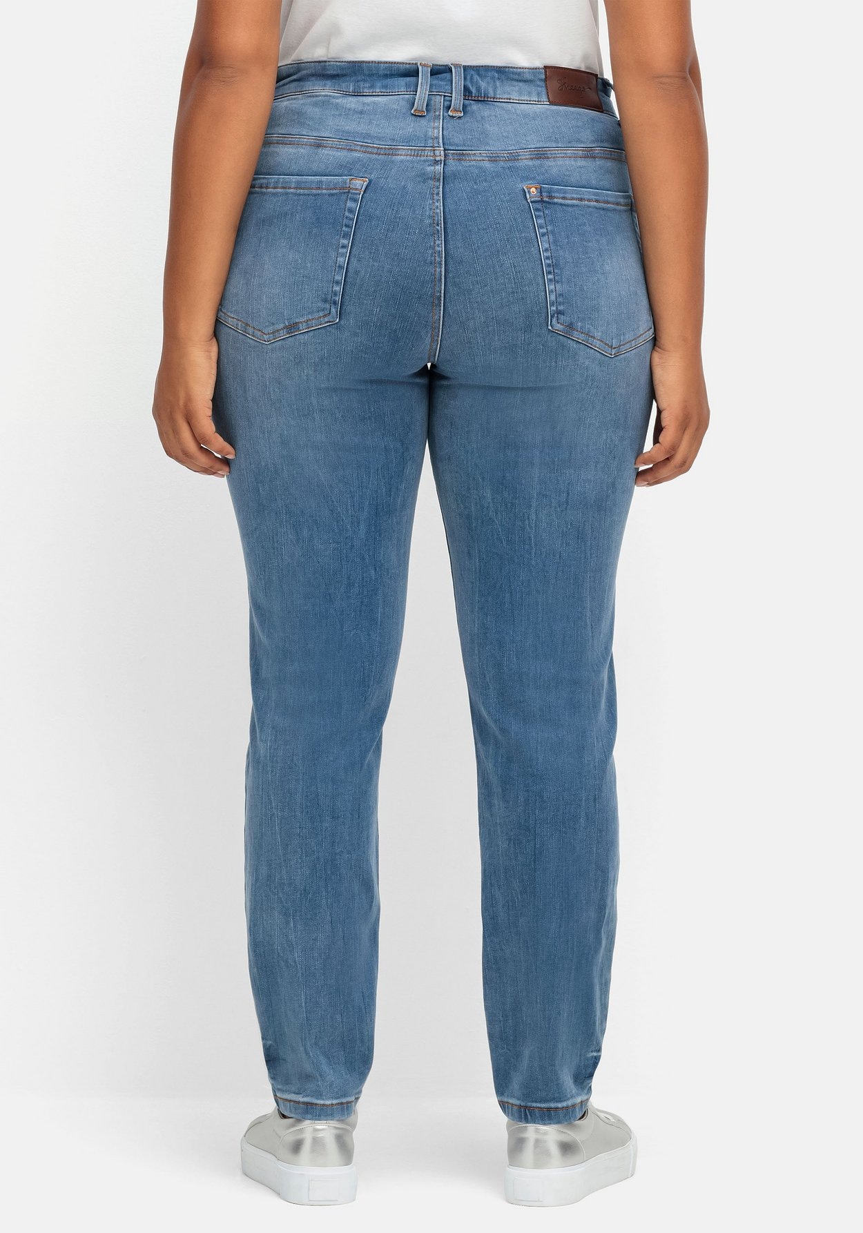 Sheego Stretch-Jeans »Skinny Stretch-Jeans Skinny mit Bodyforming-Effekt«
