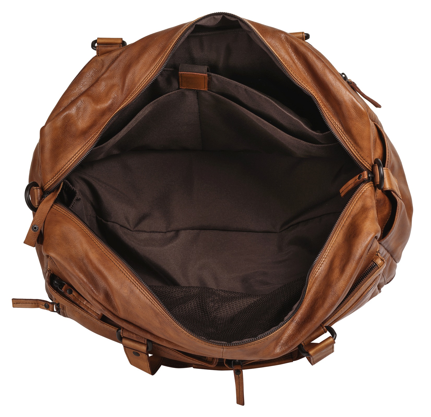 Spikes & Sparrow Reisetasche, echt Leder
