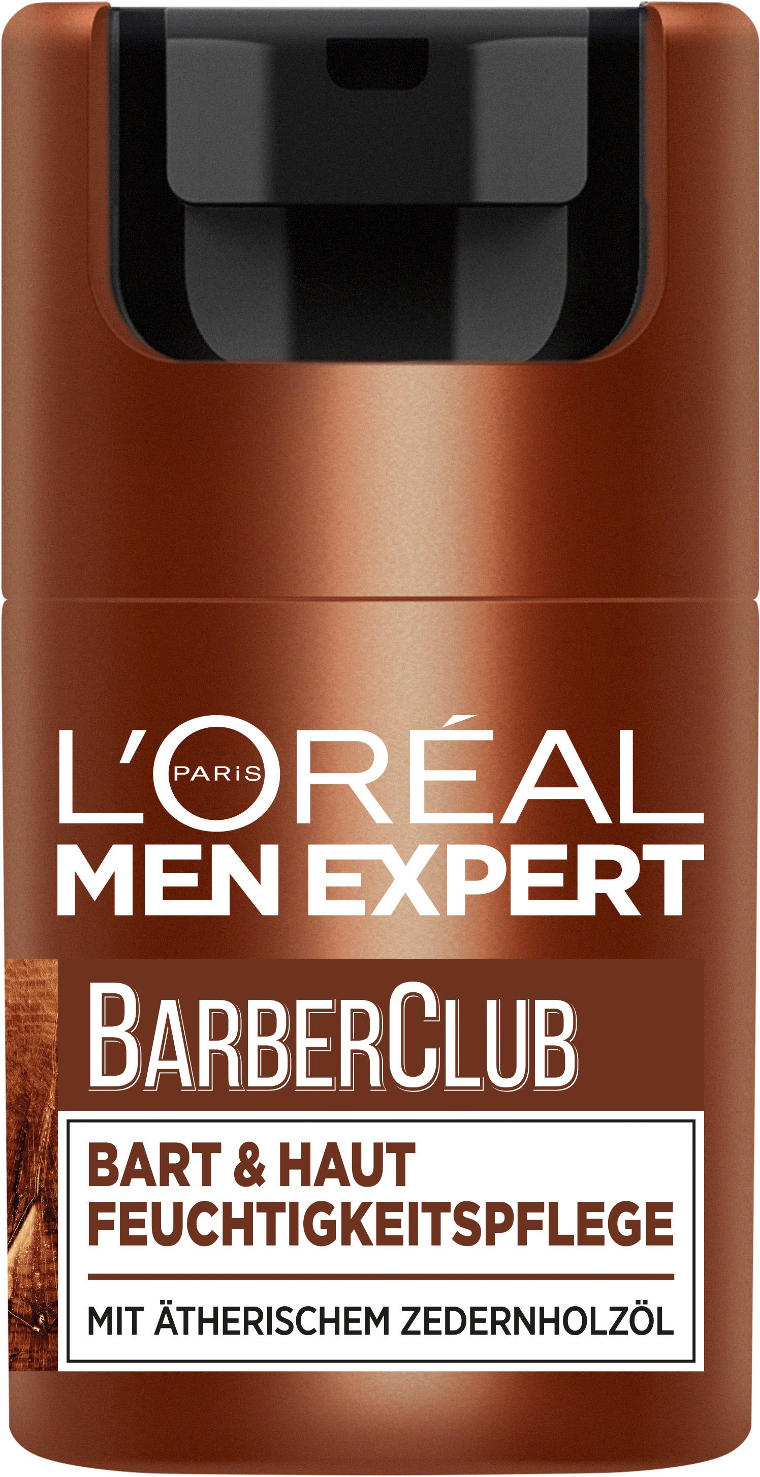 L'ORÉAL PARIS MEN EXPERT Feuchtigkeitscreme »L'Oréal Men Expert Bart & Haut Feuchtigkeitspflege«, mit Zedernholzöl