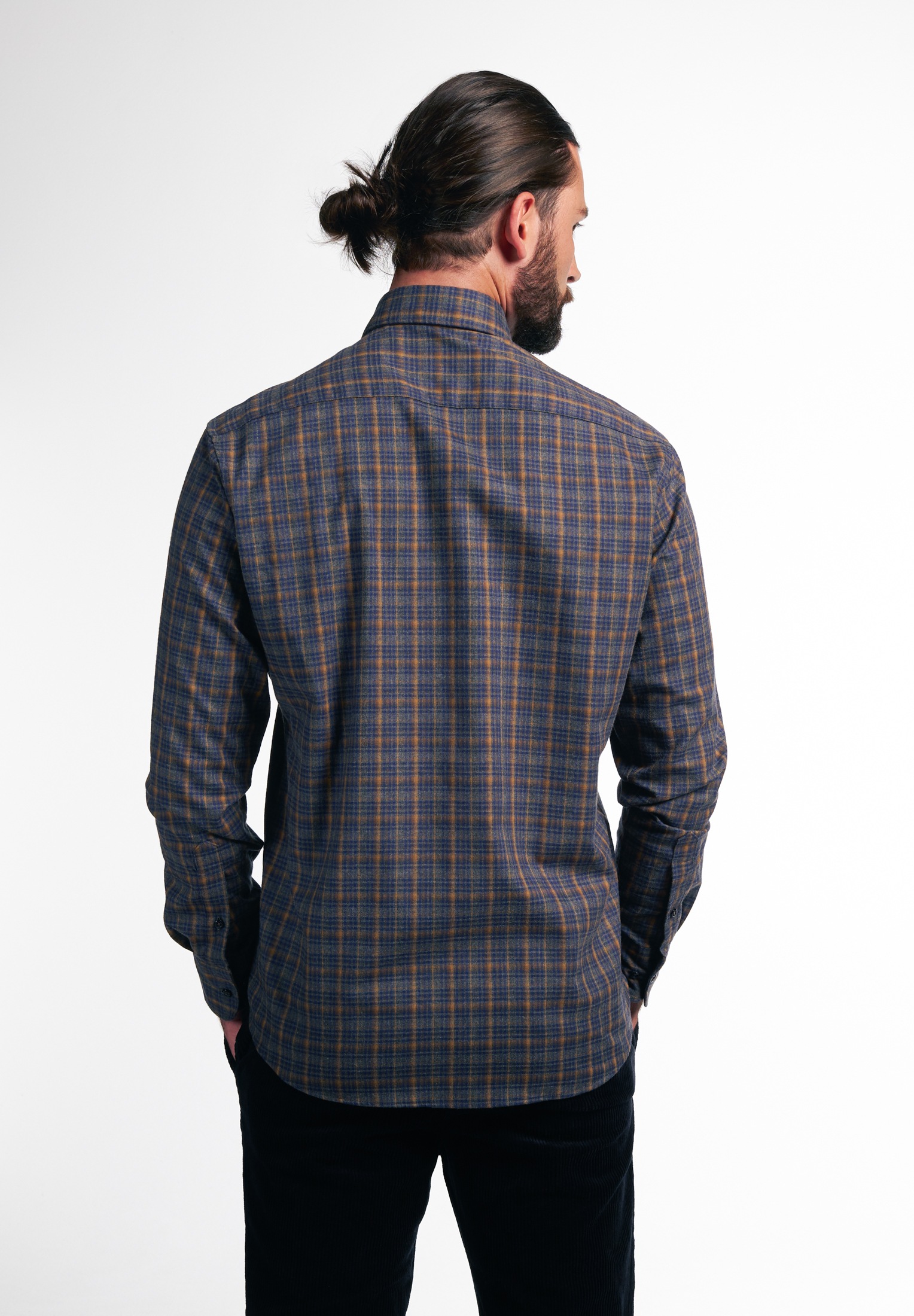 Eterna Langarmhemd »MODERN FIT« EASY IRON (bügelleicht)