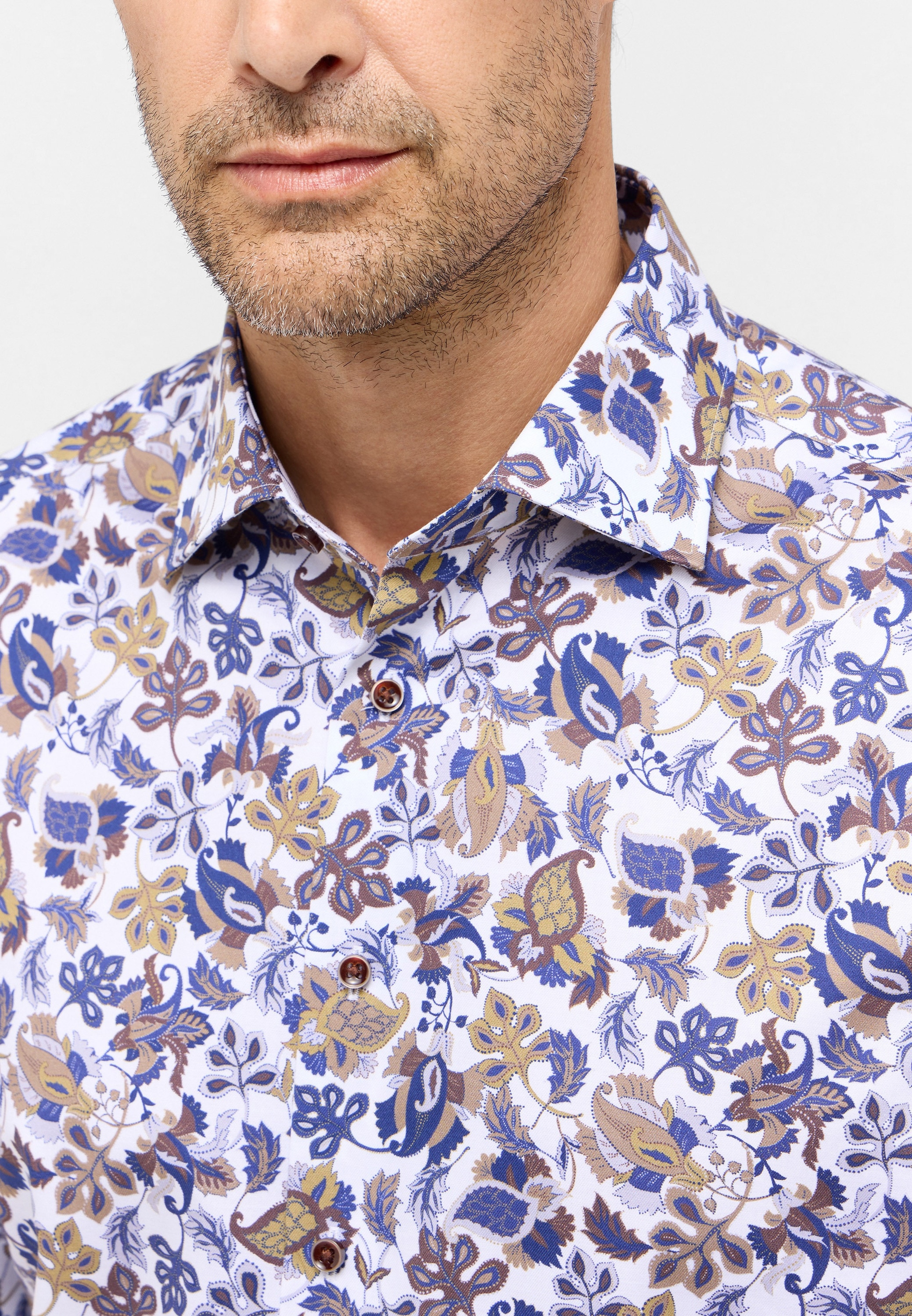 Eterna Langarmhemd »MODERN FIT«, NON IRON (bügelfrei)