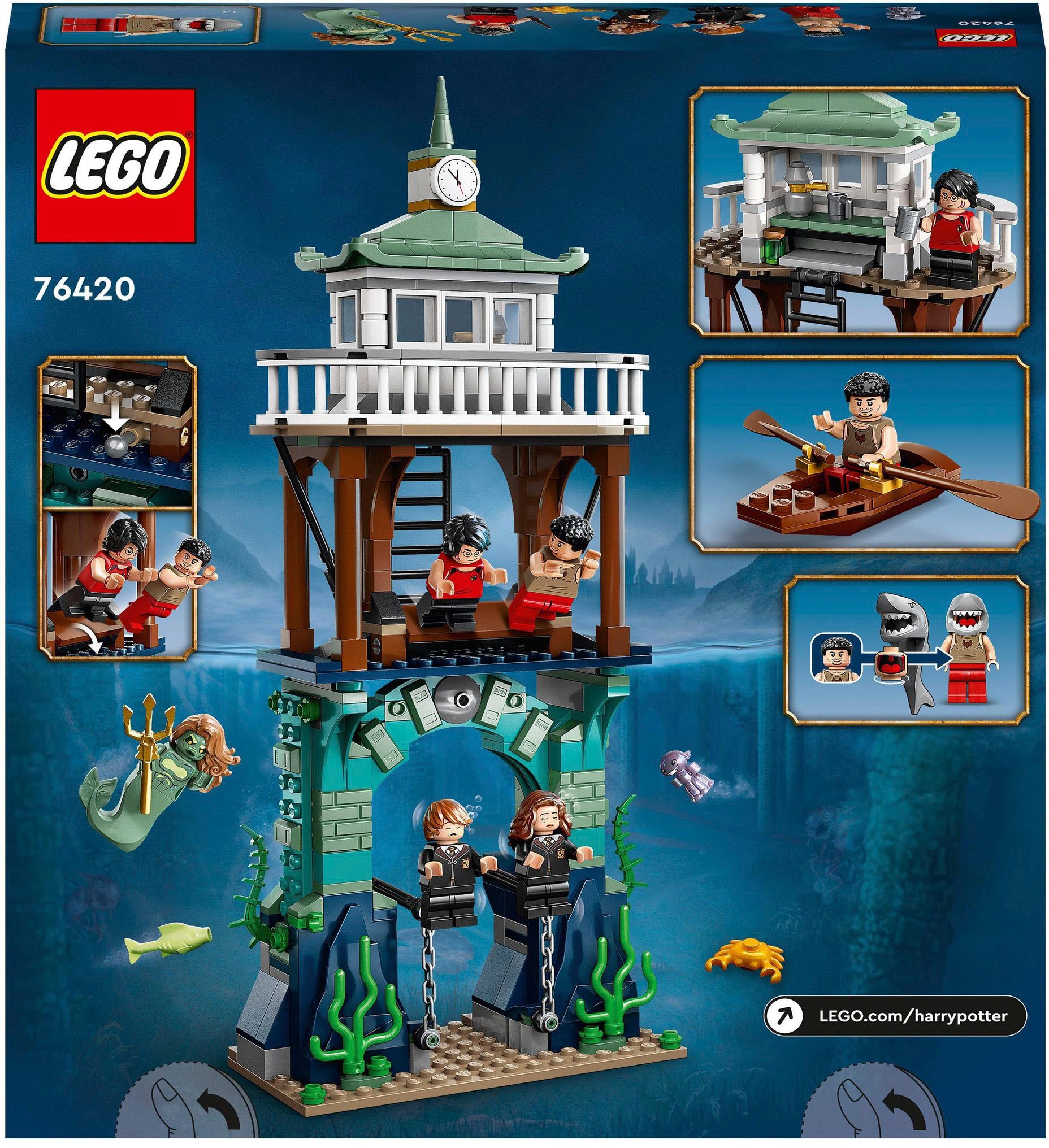 LEGO® Konstruktionsspielsteine »Trimagisches Turnier: Der Schwarze See (76420), LEGO® Harry Potter™«, (349 St.)