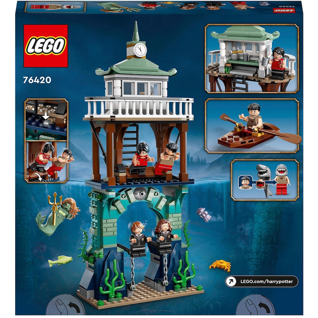 LEGO® Konstruktionsspielsteine »Trimagisches Turnier: Der Schwarze See (76420), LEGO® Harry Potter«, (349 St.)