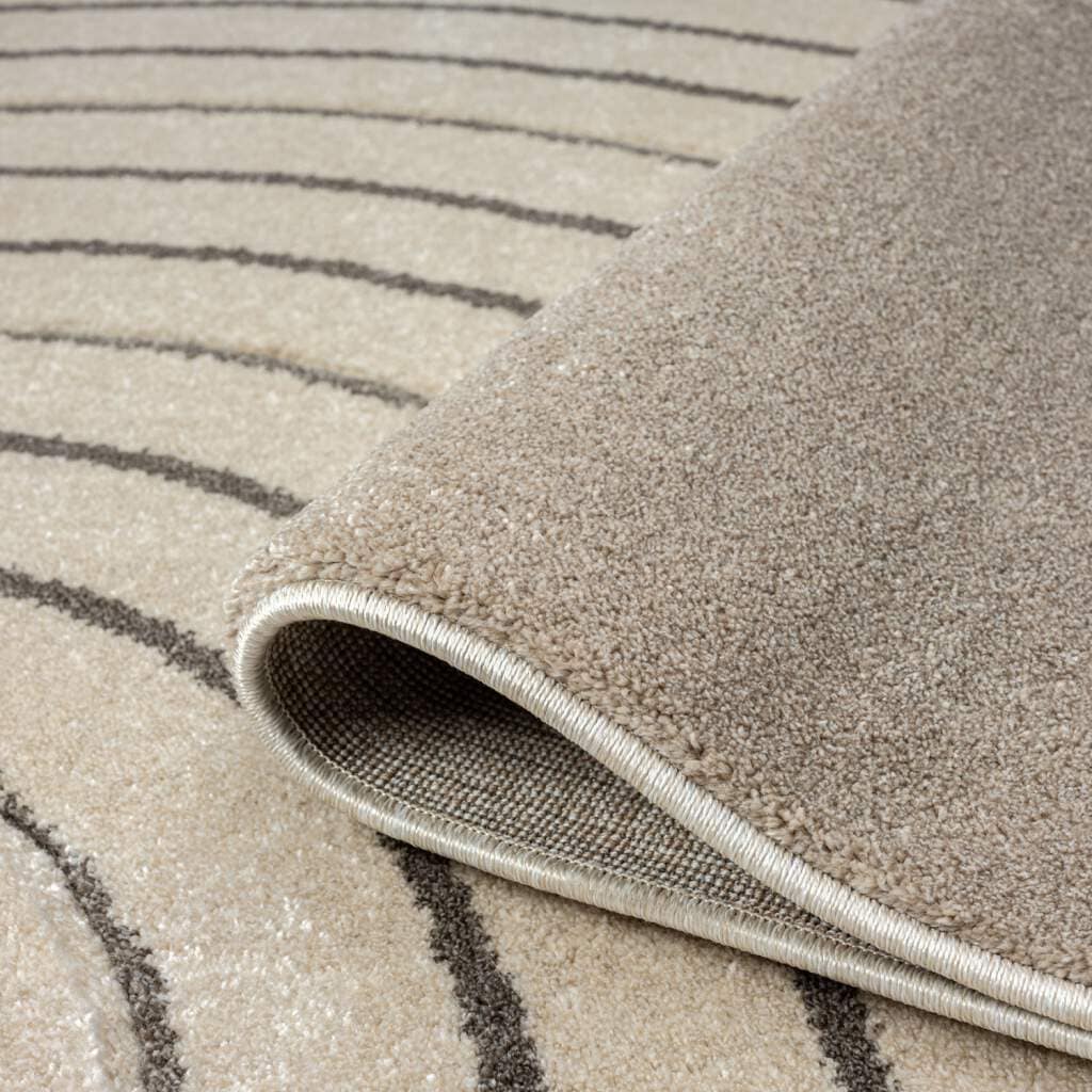 Carpet City Teppich »BONITO 7170«, rechteckig, 11 mm Höhe, Läufer, Flachflor, Hochtief-Muster/ 3D-Effekt, Geo-Muster, Wohnzimmer