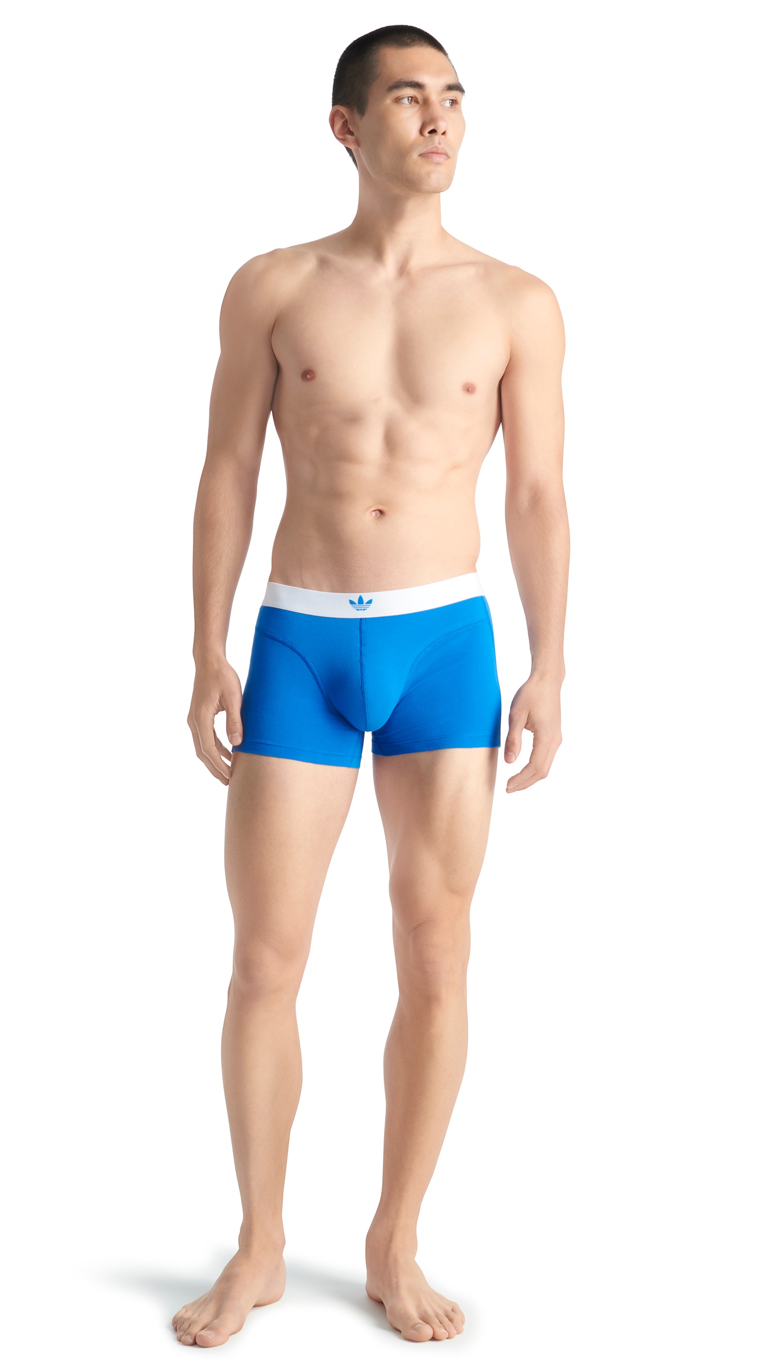 adidas Originals Trunk »Comfort Flex Cotton Body Lines«, (2er Pack), mit kontrastfarbenem Markengummi-Bund