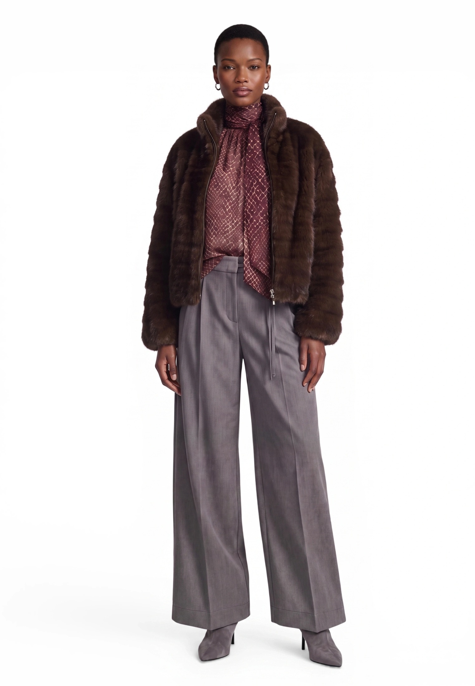 Zero Schluppenbluse »Schluppenbluse mit Print.«