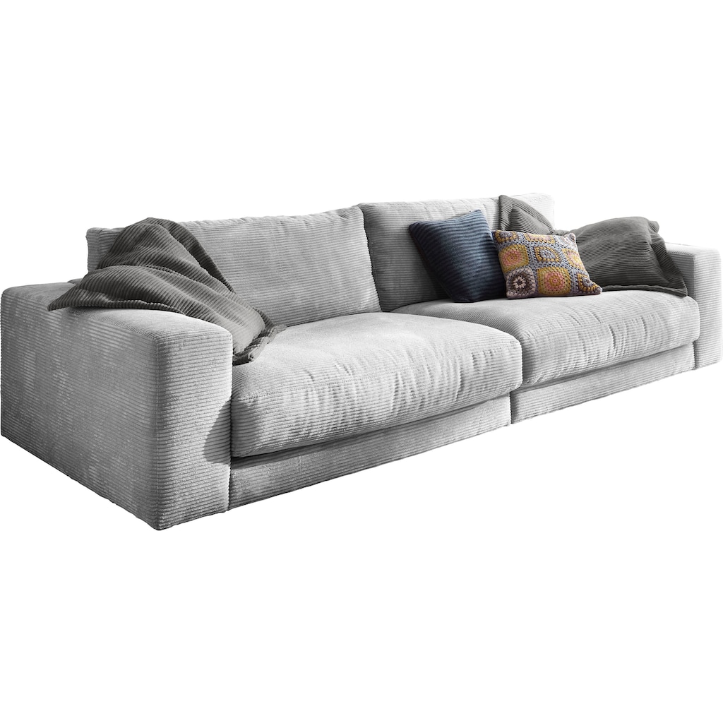 3C Candy Big-Sofa »Enisa, legere Polsterung B/T/H: 290/127/85 cm«, Zeitloses und stylisches Loungemöbel, in Fein- und Breitcord