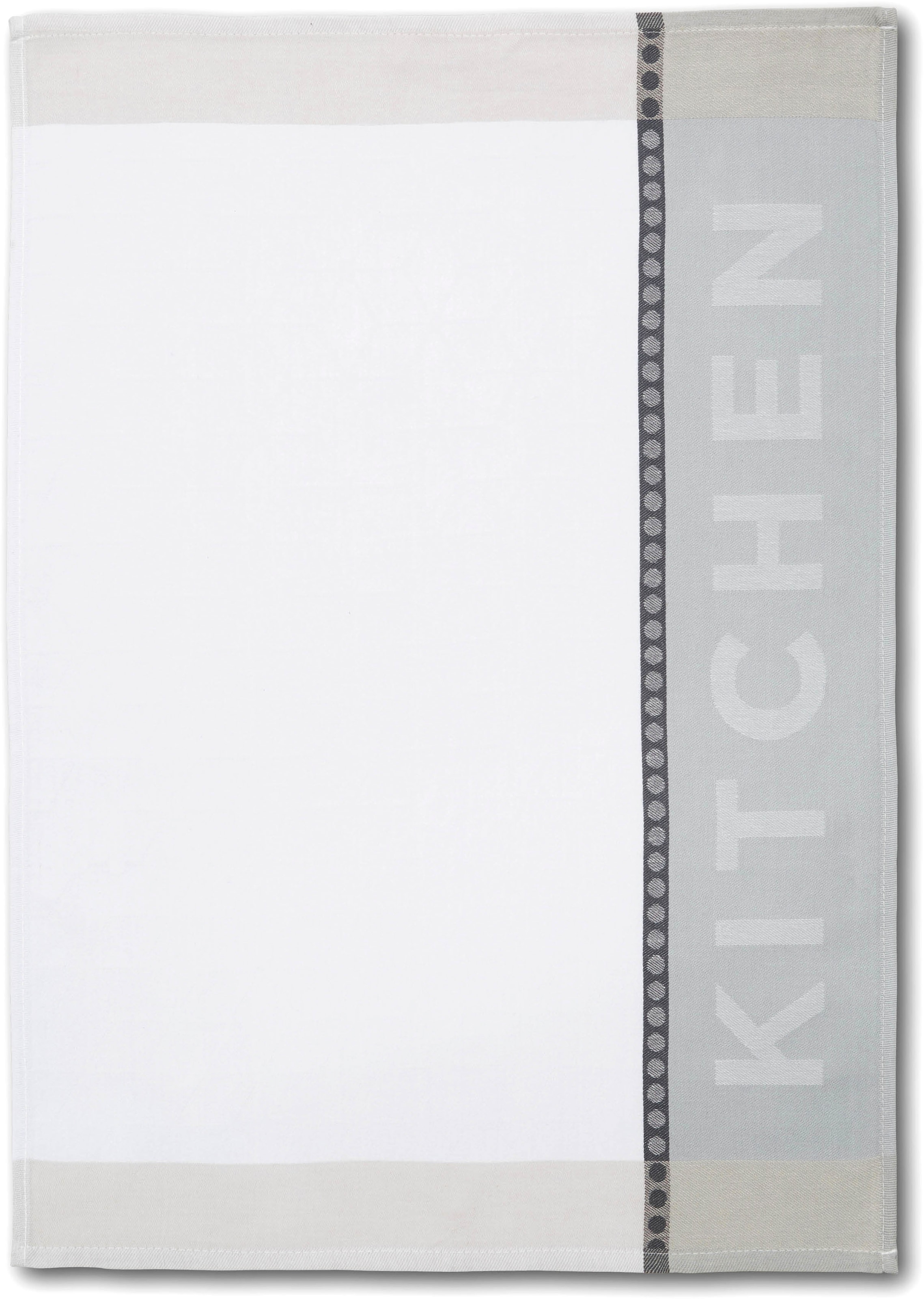 Dyckhoff Geschirrtuch »HOME & KITCHEN, Maße je Tuch ca. 50x70 cm, aus 100% Baumwolle«, (Set, 3 tlg.), mit zwei verschiedenen Motiven