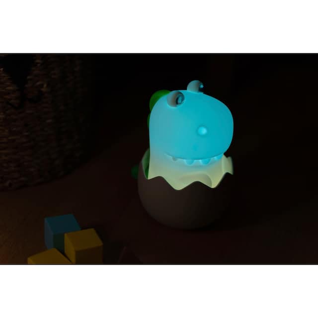 niermann LED Nachtlicht »Nachtlicht Diggy Dino«, 1 flammig-flammig,  Freundliches, reduziertes Design + Angenehmes Licht (schlaffreundlich)  kaufen bei OTTO