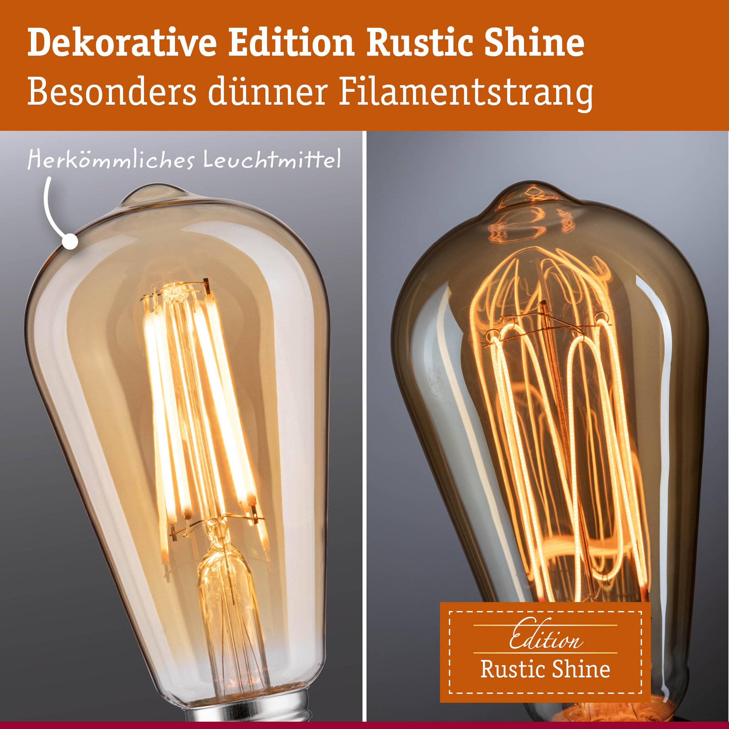 Paulmann LED-Leuchtmittel »Rustic Shine G125 300lm 4,2W 1800K S gold 230V« E27 1 Stk.