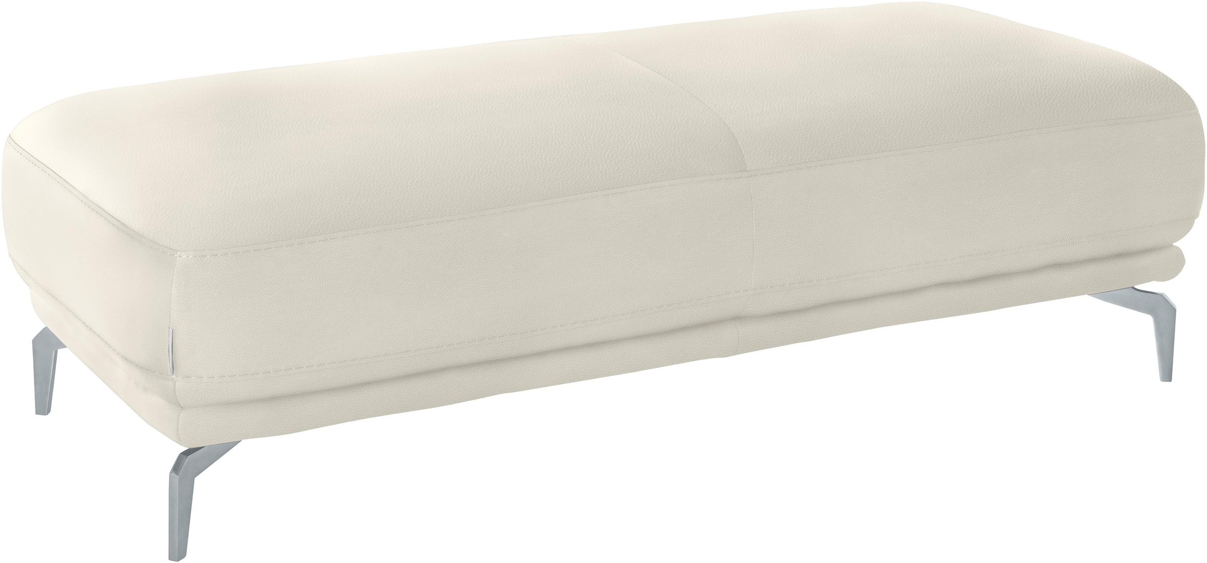 W.SCHILLIG Hocker »montanaa«, mit Metallfüßen in Silber matt, Breite 141 cm