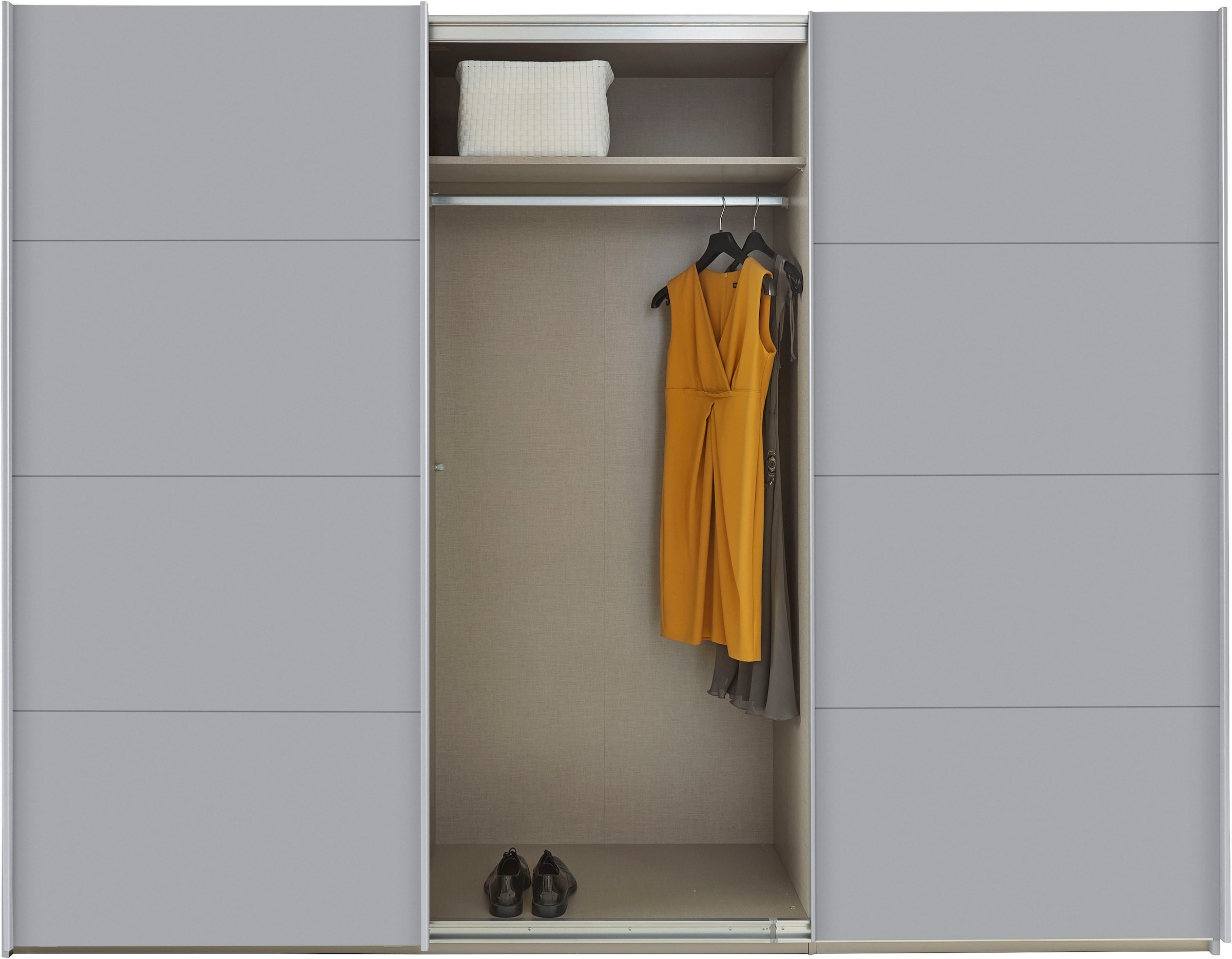 rauch Schwebetürenschrank »Kleiderschrank Schrank Garderobe TOPSELLER OTELI inkl. Inneneinteilung«, mit 3 Innenschubladen sowie zusätzlichen Einlegeböden MADE IN GERMANY