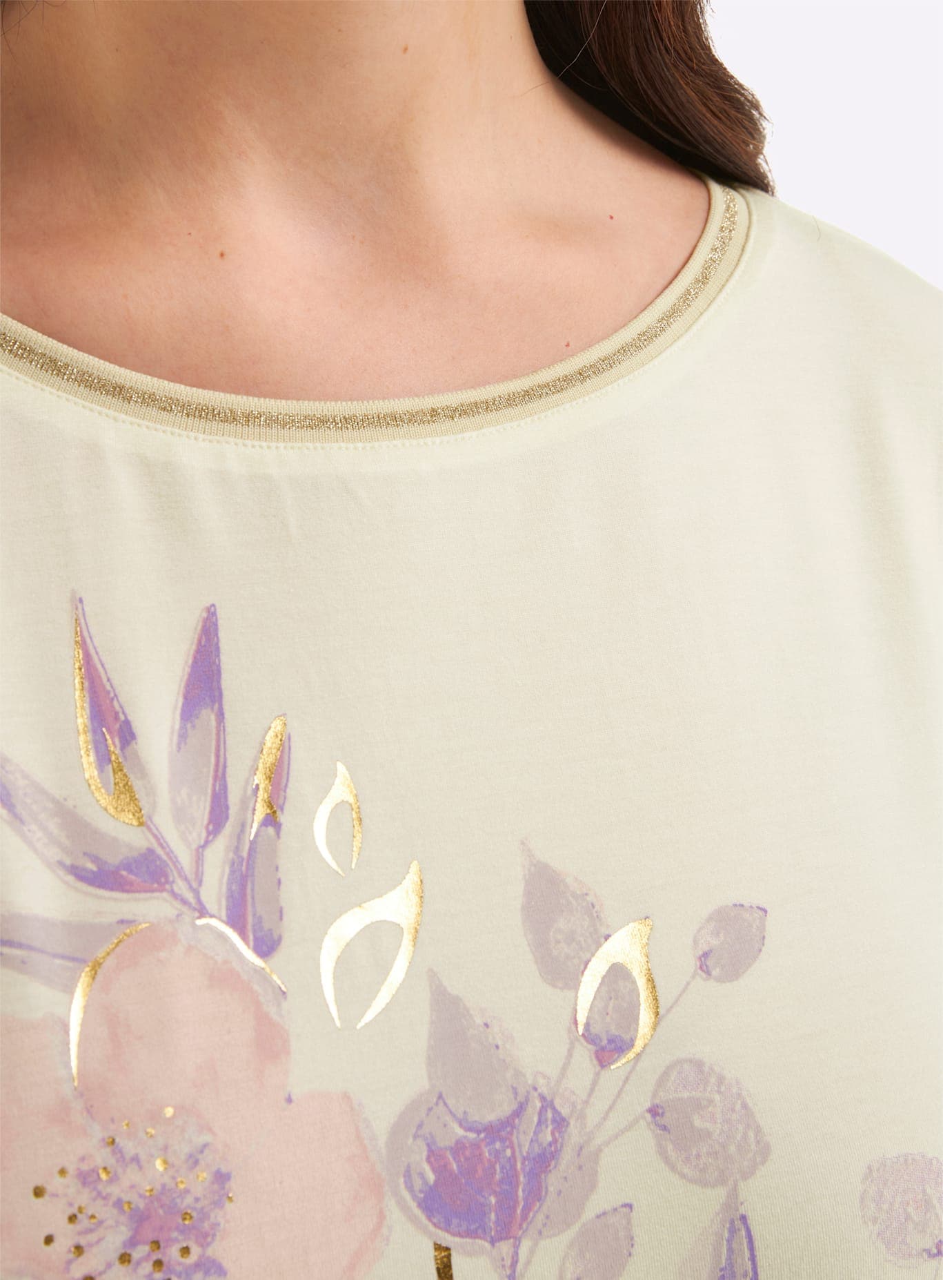 Sheego T-Shirt »Halbarmshirt« 1