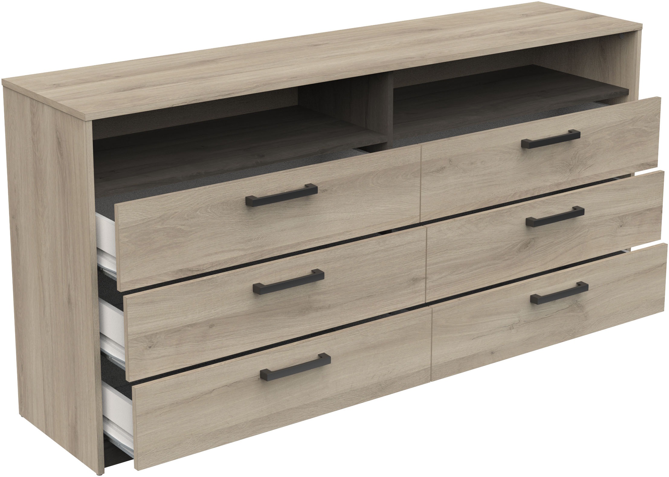 Demeyere GROUP Kommode »Meubles Watson«, Kommode 6 Schubladen 2 Ablagen