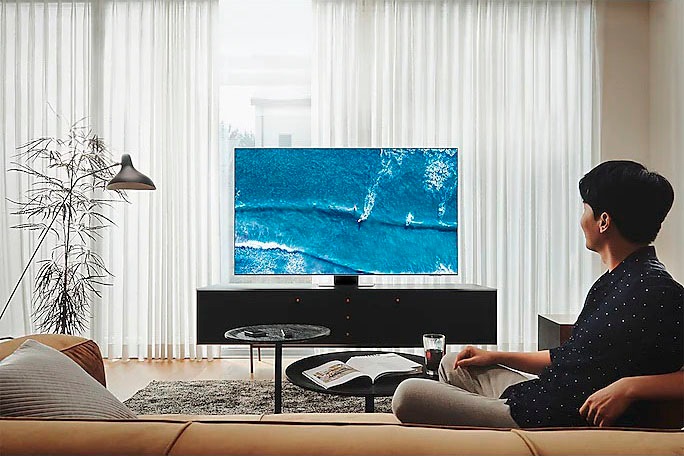 Samsung QLED-Fernseher »65" Neo QLED 4K QN85B (2022)«, 163 cm/65 Zoll, Smart-TV, Quantum Matrix Technologie mit Neo Quantum 4K,HDR 1500,Supreme UHD