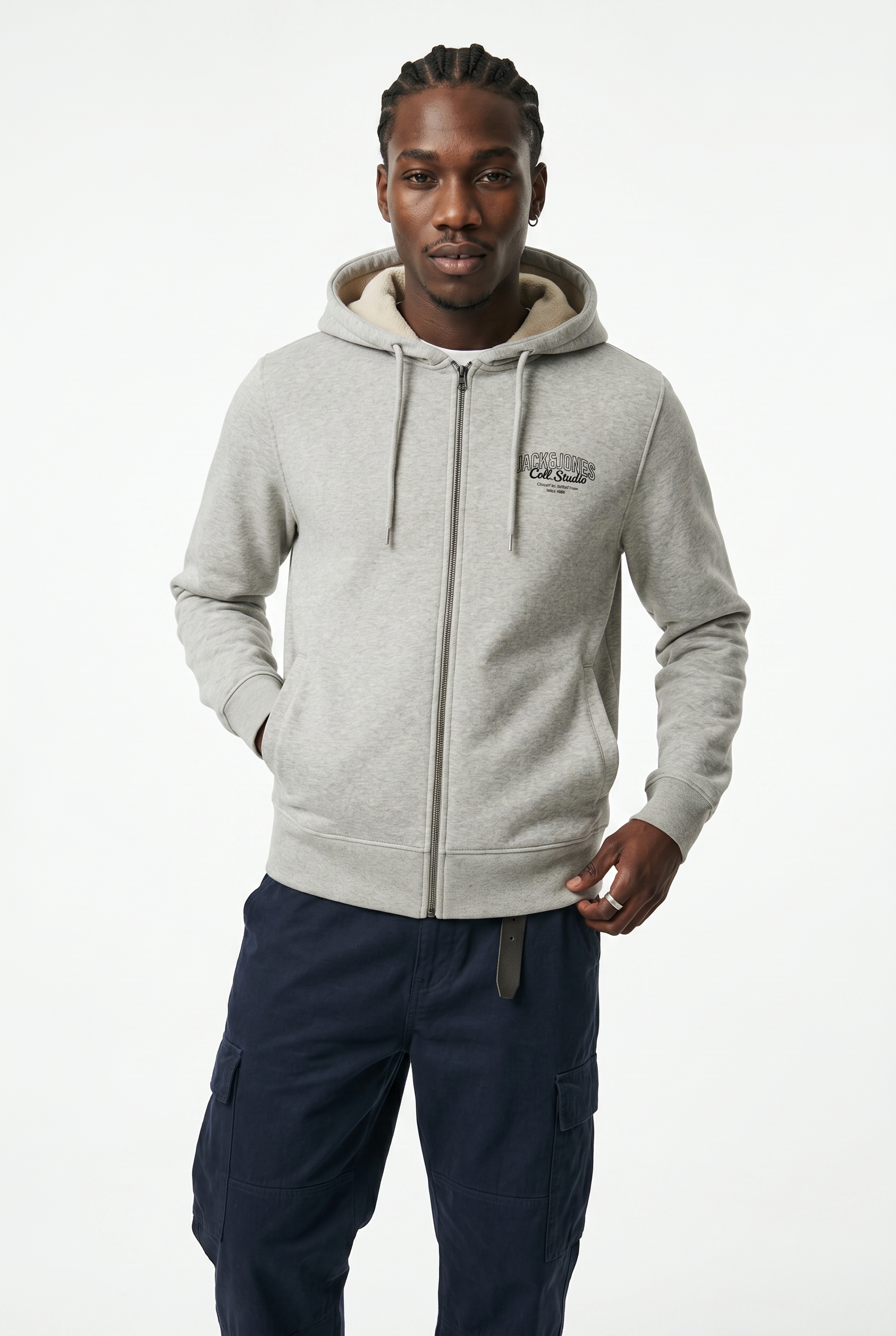 Jack & Jones Kapuzensweatjacke »JJMAKOTO SWEAT ZIP HOOD«