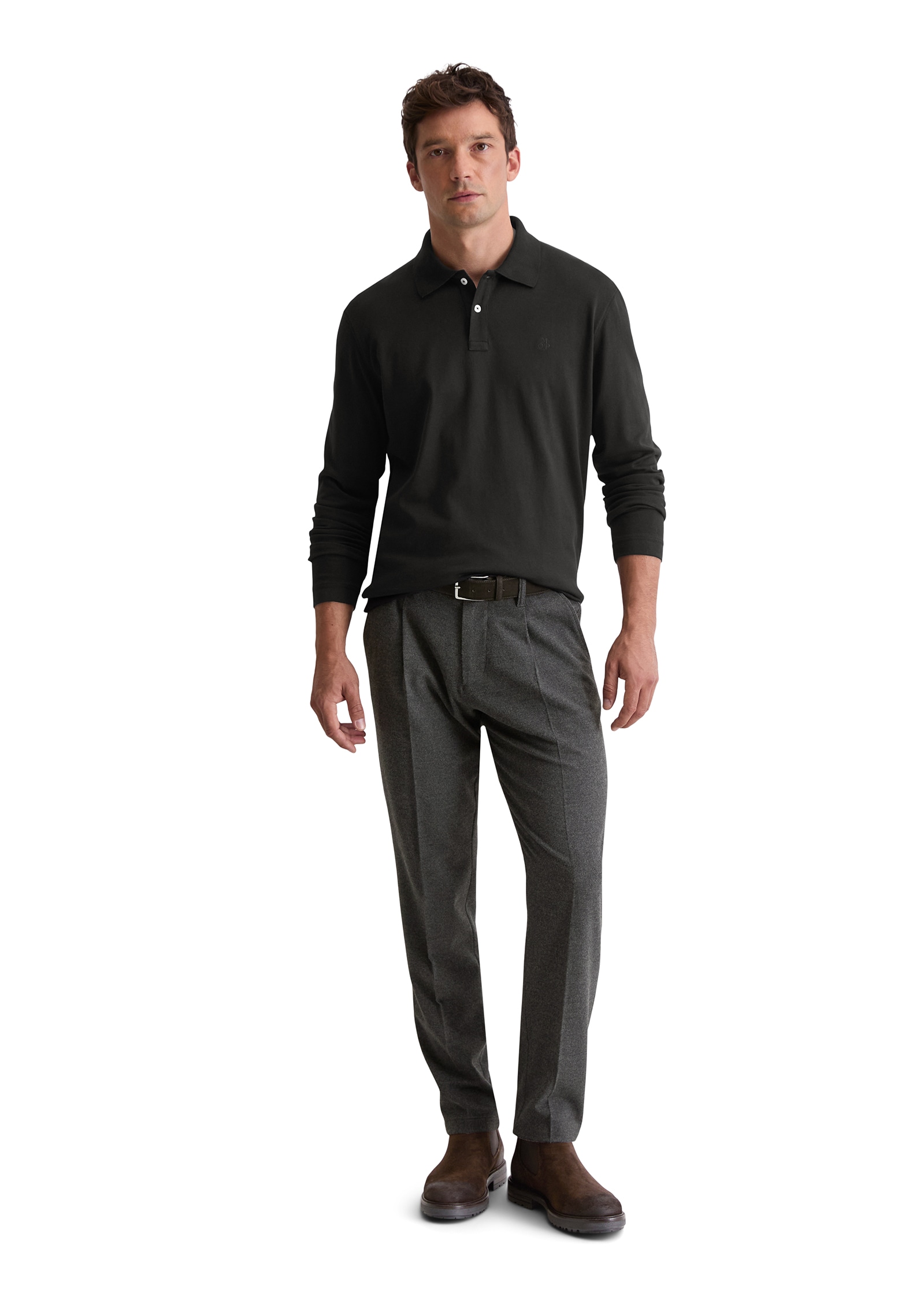 Marc O'Polo Langarm-Poloshirt