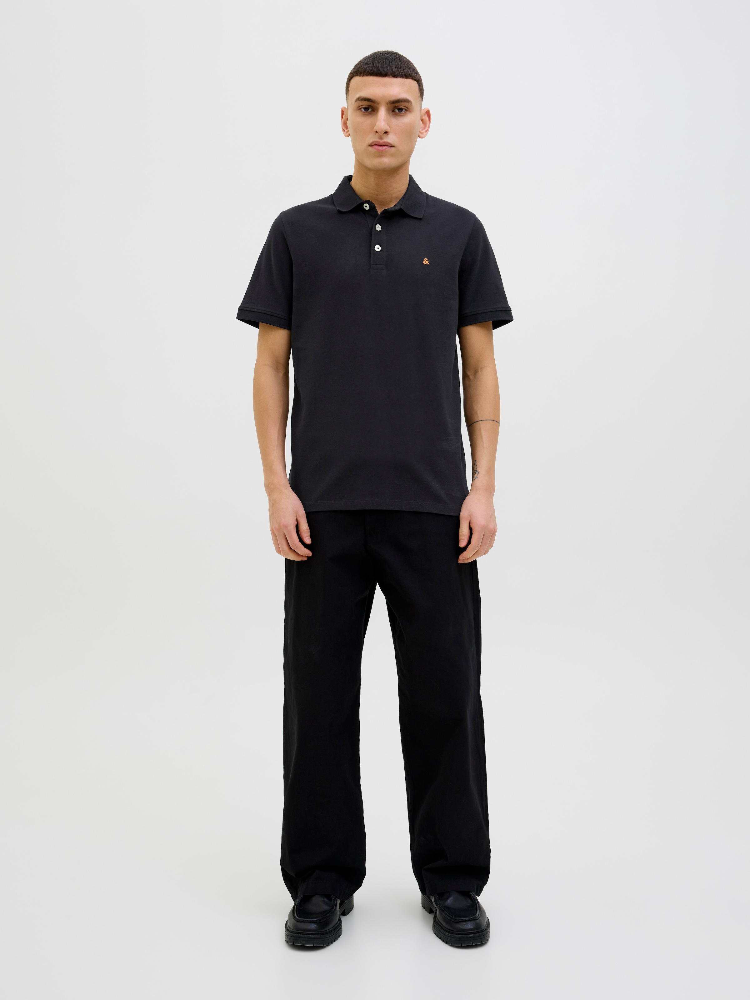 Jack & Jones Poloshirt »JJEPAULOS POLO SS NOOS«, mit Logo Stickerei