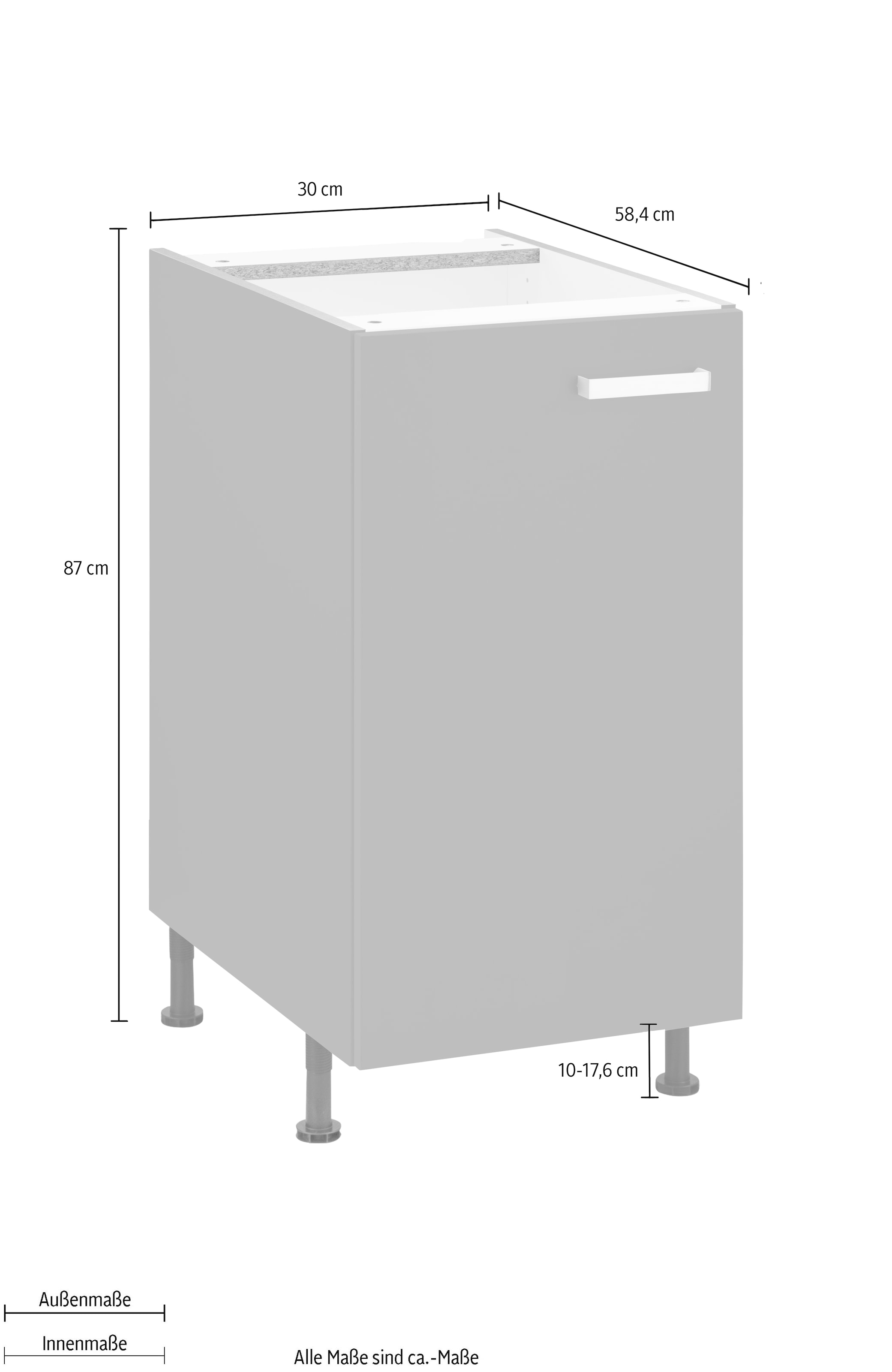 OPTIFIT Unterschrank »Parma« Breite 30 cm