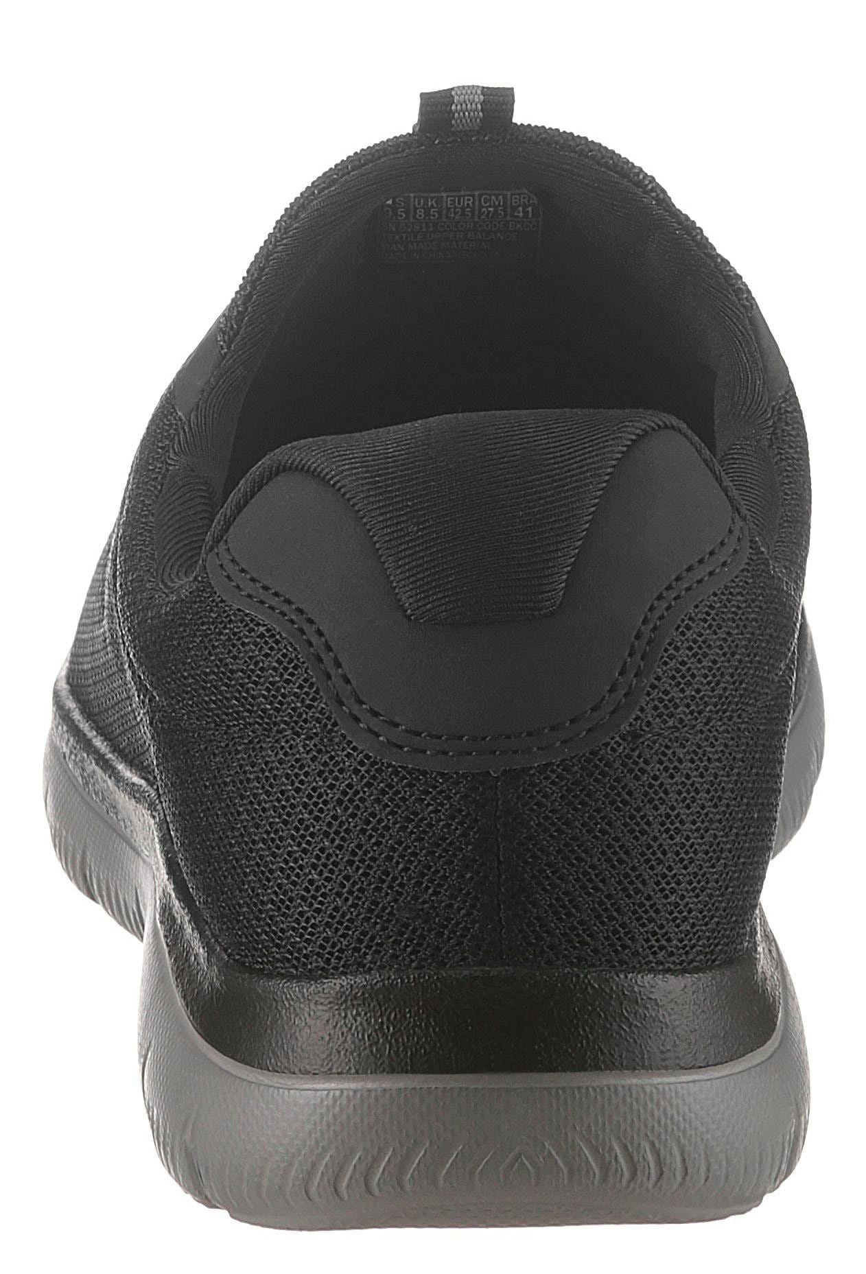 Skechers Slip-On Sneaker »Summits«, Slipper, Freizeitschuh mit komfortabler Memory Foam-Ausstattung