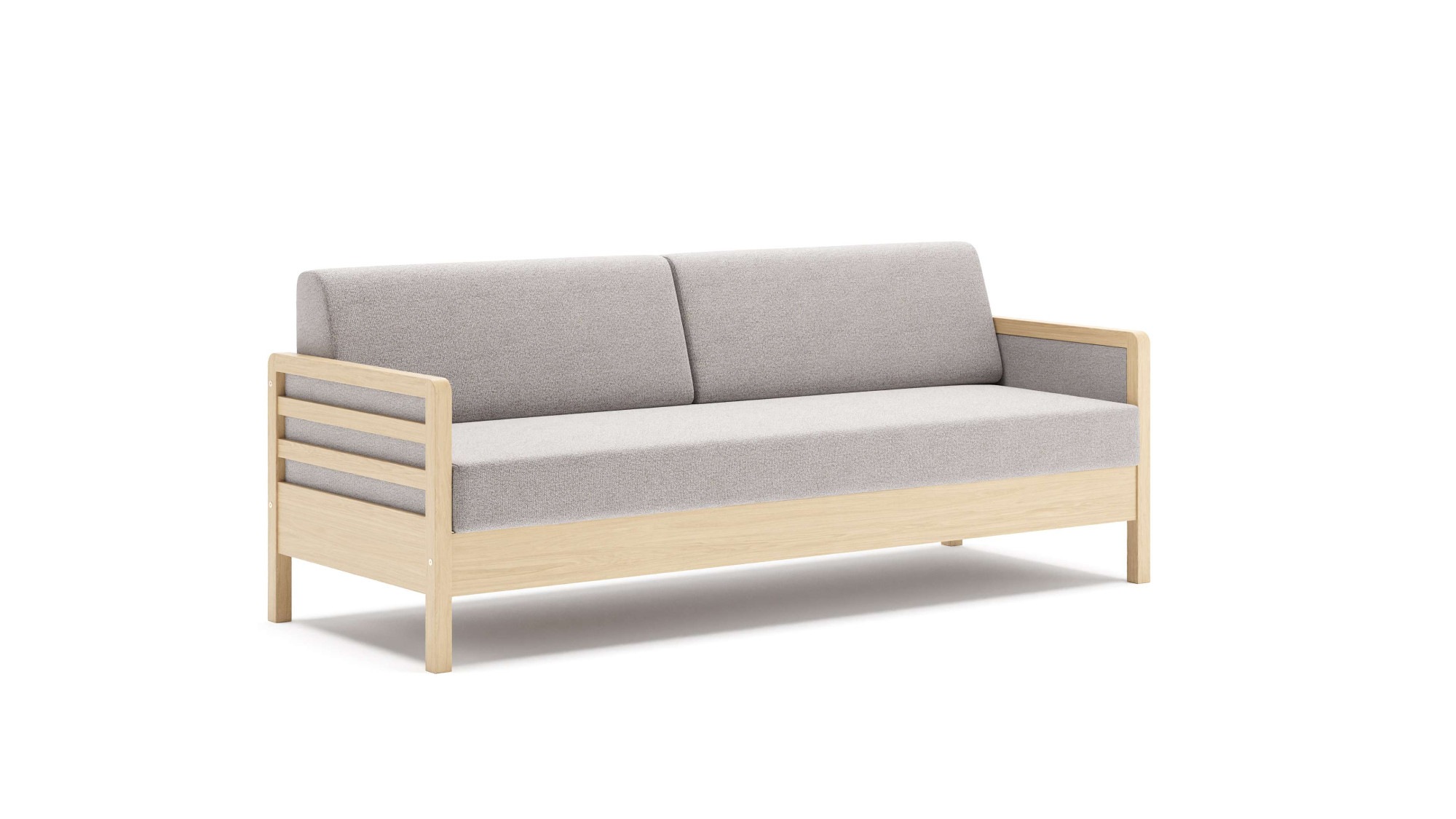 HESTBÆK Schlafsofa »Hestbæk 168 3-Sitzer, Bettfunktion, Breite 208cm, Komfortsitzhöhe 47cm« Umklappbar, Querschläfer, sehr komfortabel, Stauraum