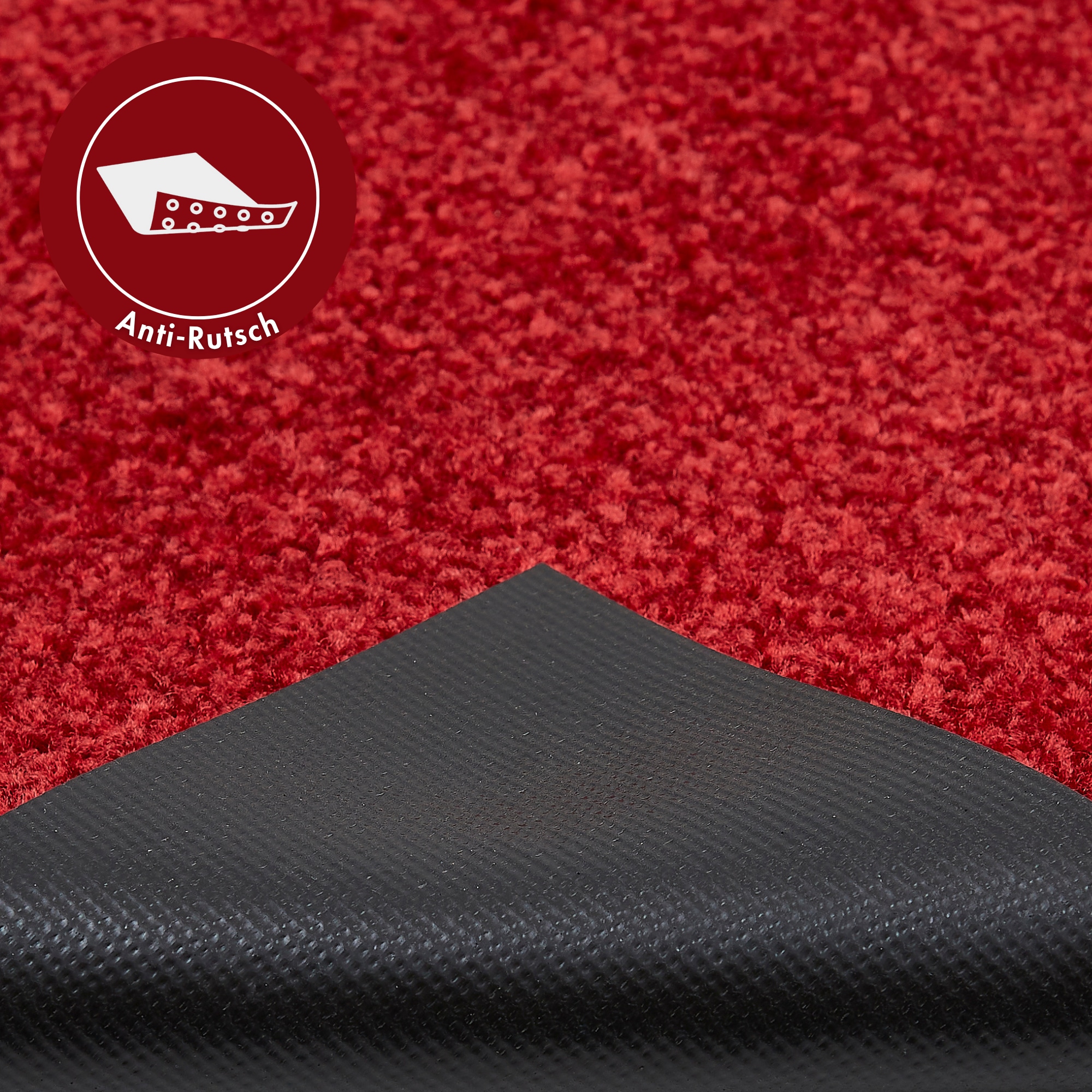 Andiamo Fußmatte »Super Wash & Clean, Made in Belgium« rechteckig 7 mm Höhe Schmutzfangmatte, Uni Farben, rutschhemmend, waschbar