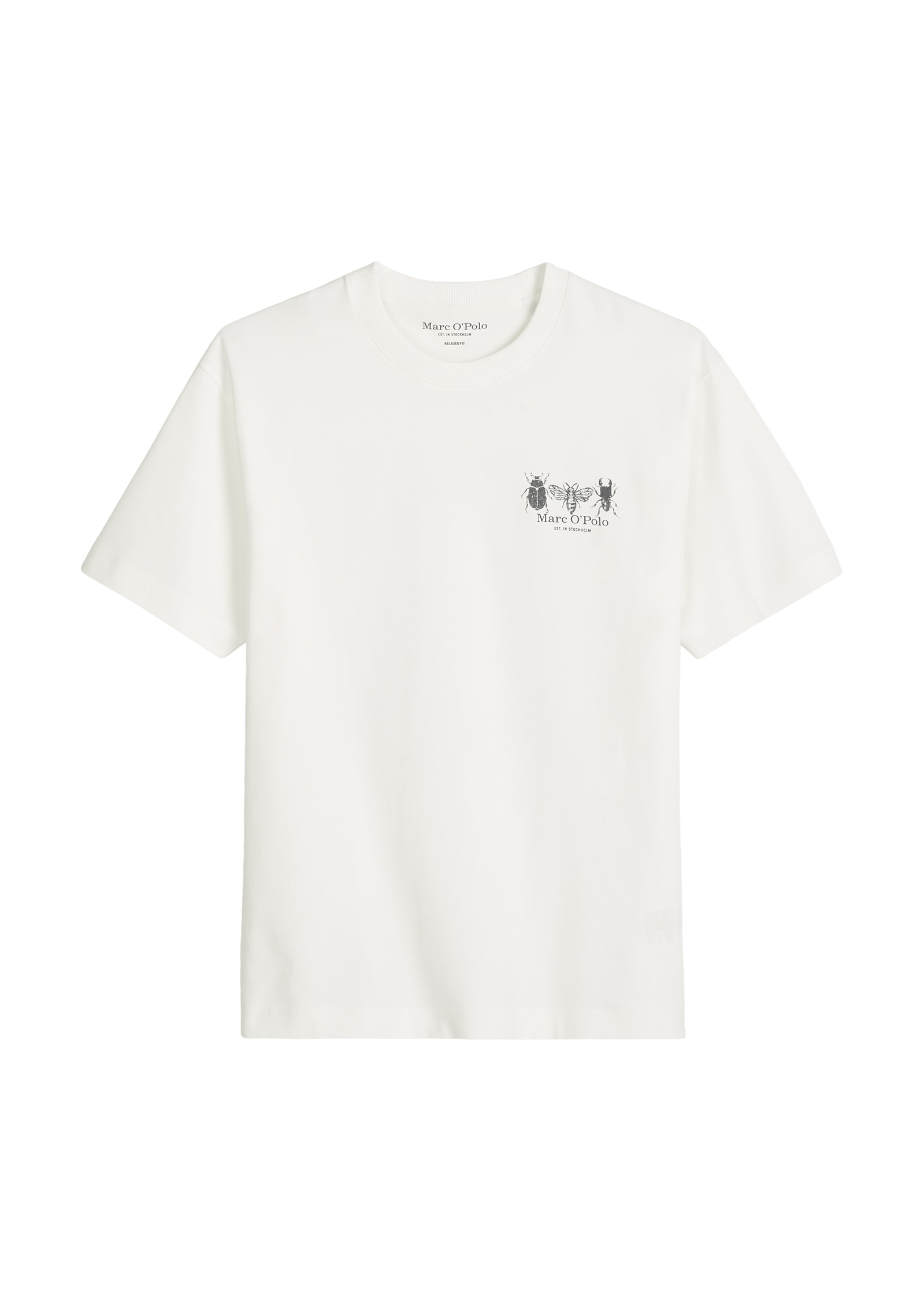 Marc O'Polo T-Shirt loose fit mit beidseitigen Insektenprints