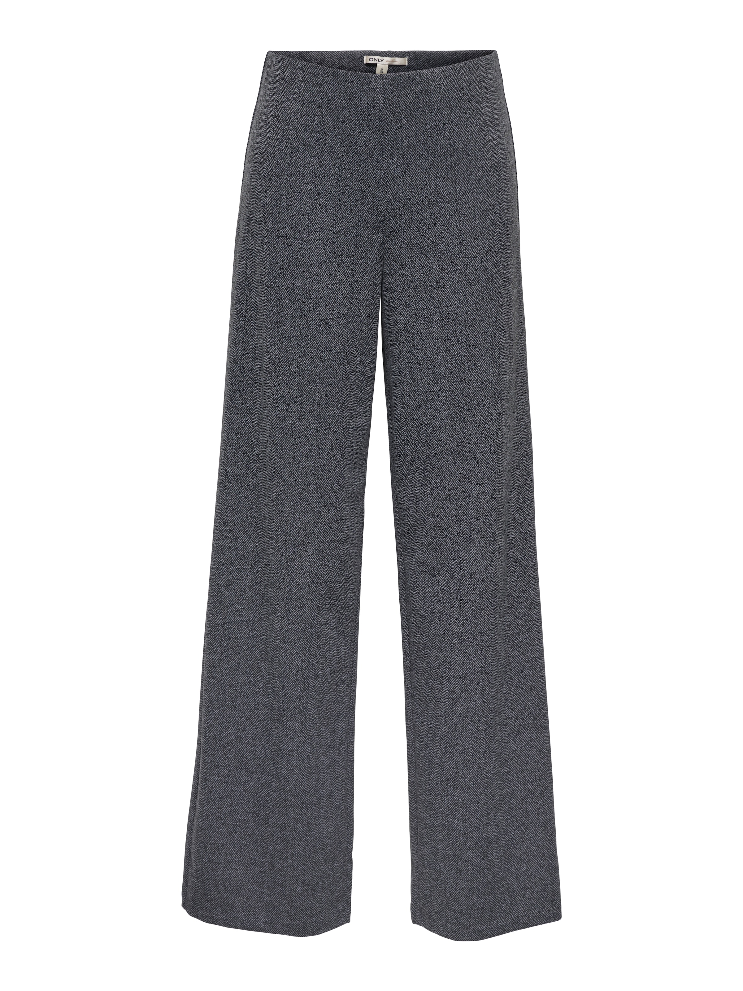 ONLY Anzughose »ONLBREMEN MW HERRINGBONE WIDE PANT PNT«  Materialmix