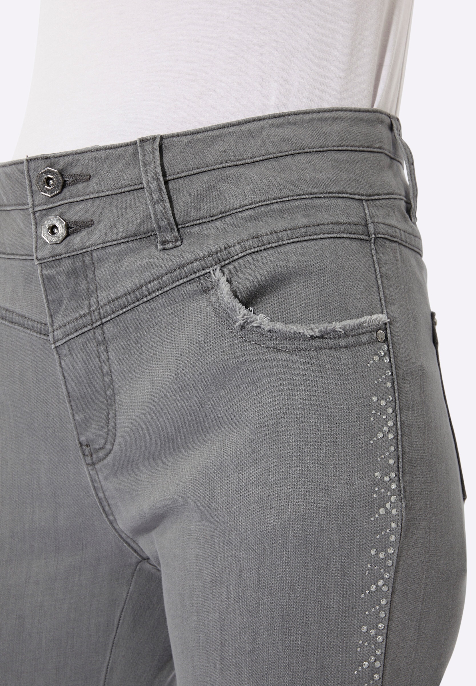 creation L Bequeme Jeans »Lyocell-Baumwoll-Jeans 5-Pocket-Jeans«