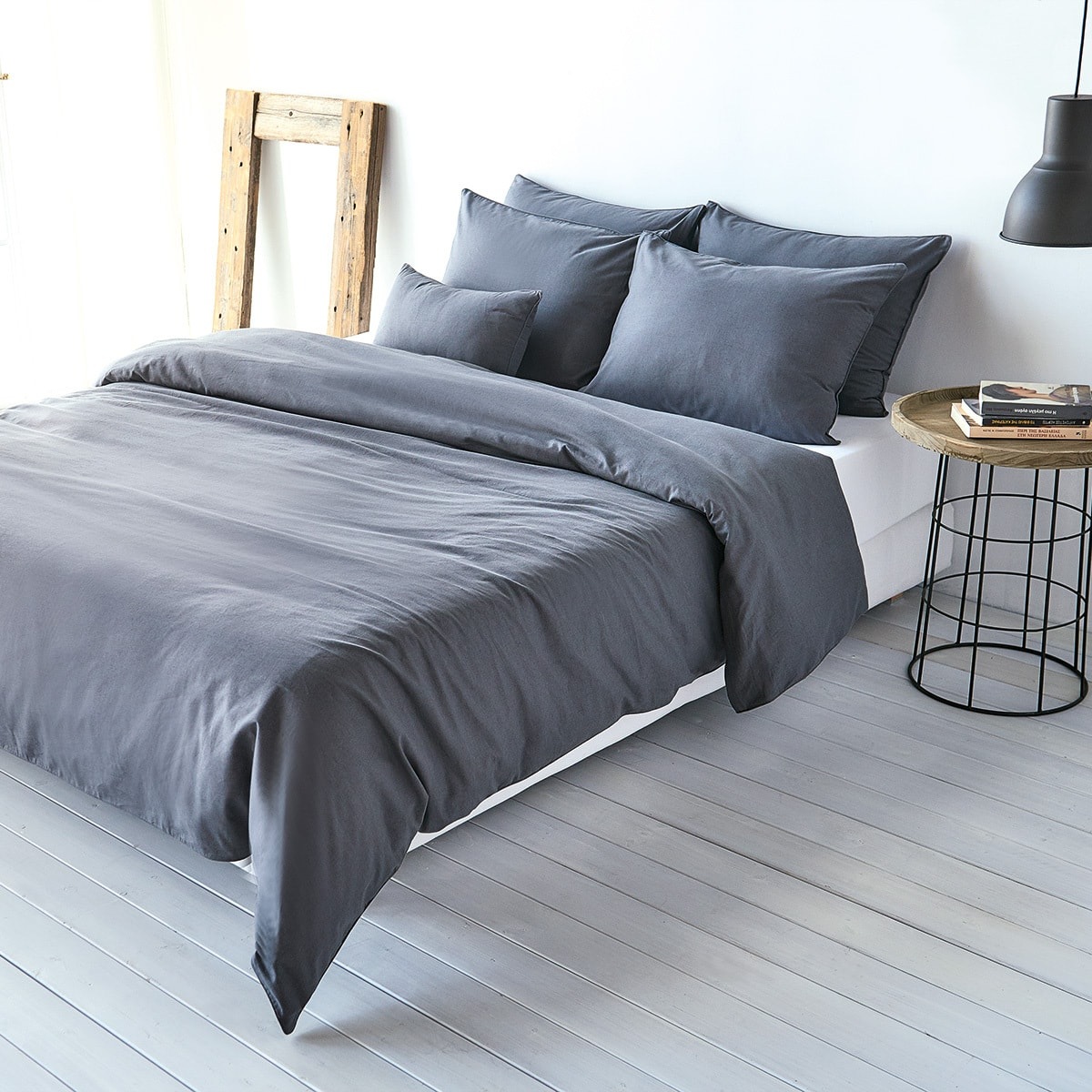 TRAUMSCHLAF Bettwäsche »Cotton-Leinen«, (3 tlg.), 30% Leinen