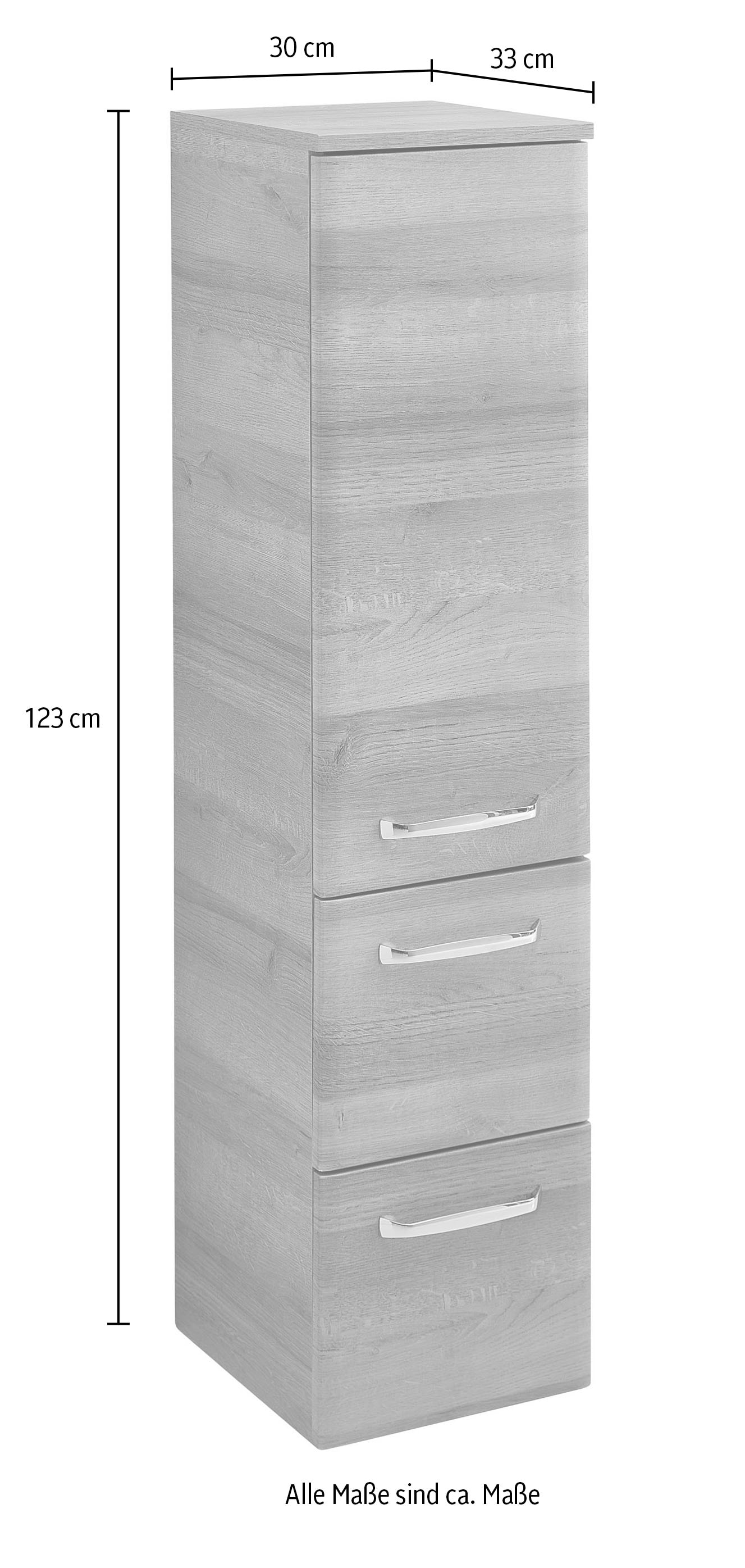 Saphir Midischrank »Quickset 318, mit 1 Tür, 2 Auszüge, 30cm breit« 1 Stk. tlg.