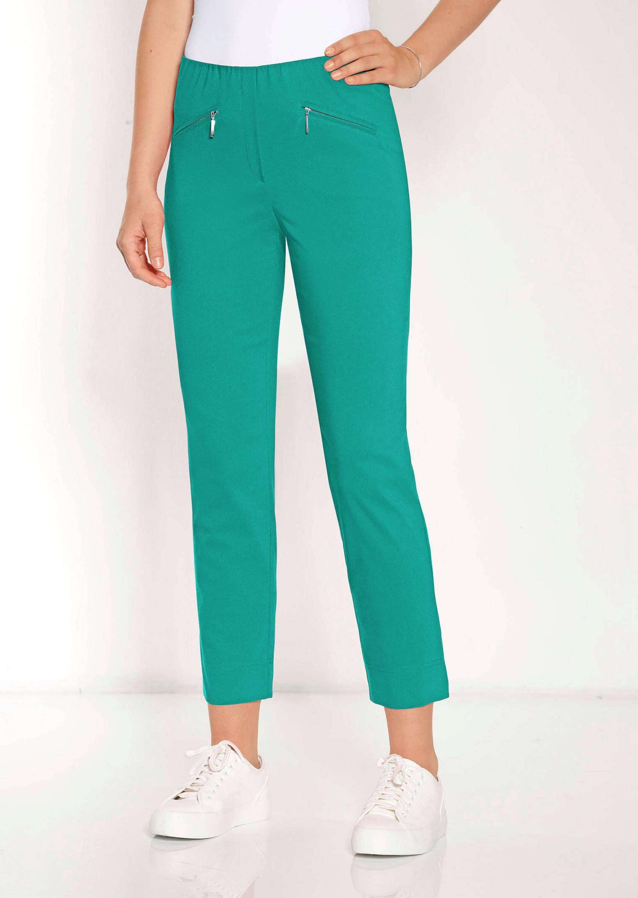 GOLDNER 7/8-Hose »Kurzgröße Stretchhose LOUISA, dehnbar & mit Taschen«