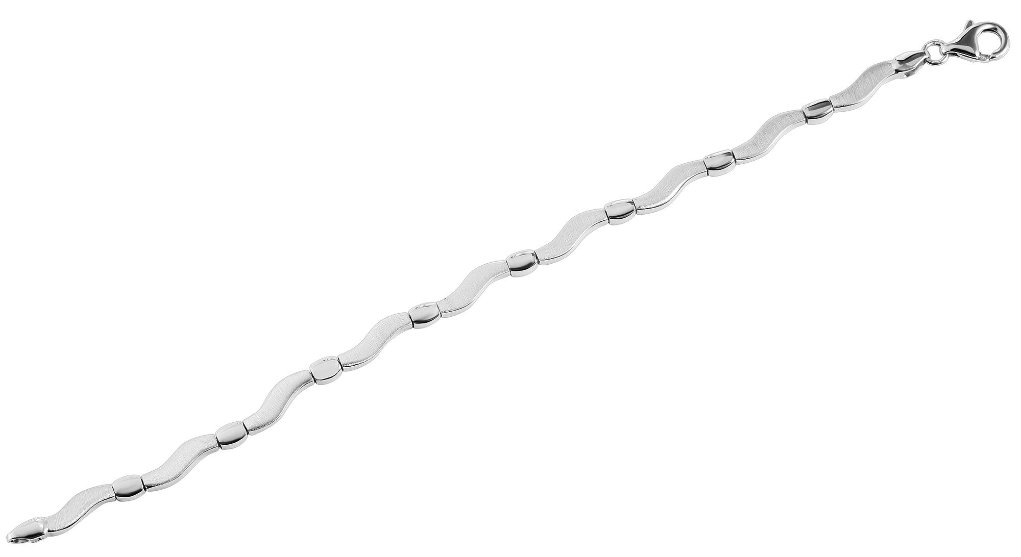 Adelia´s Gliederarmband »Damen Armband ¿ Gliederarmband aus 925 Silber 17,5 cm«