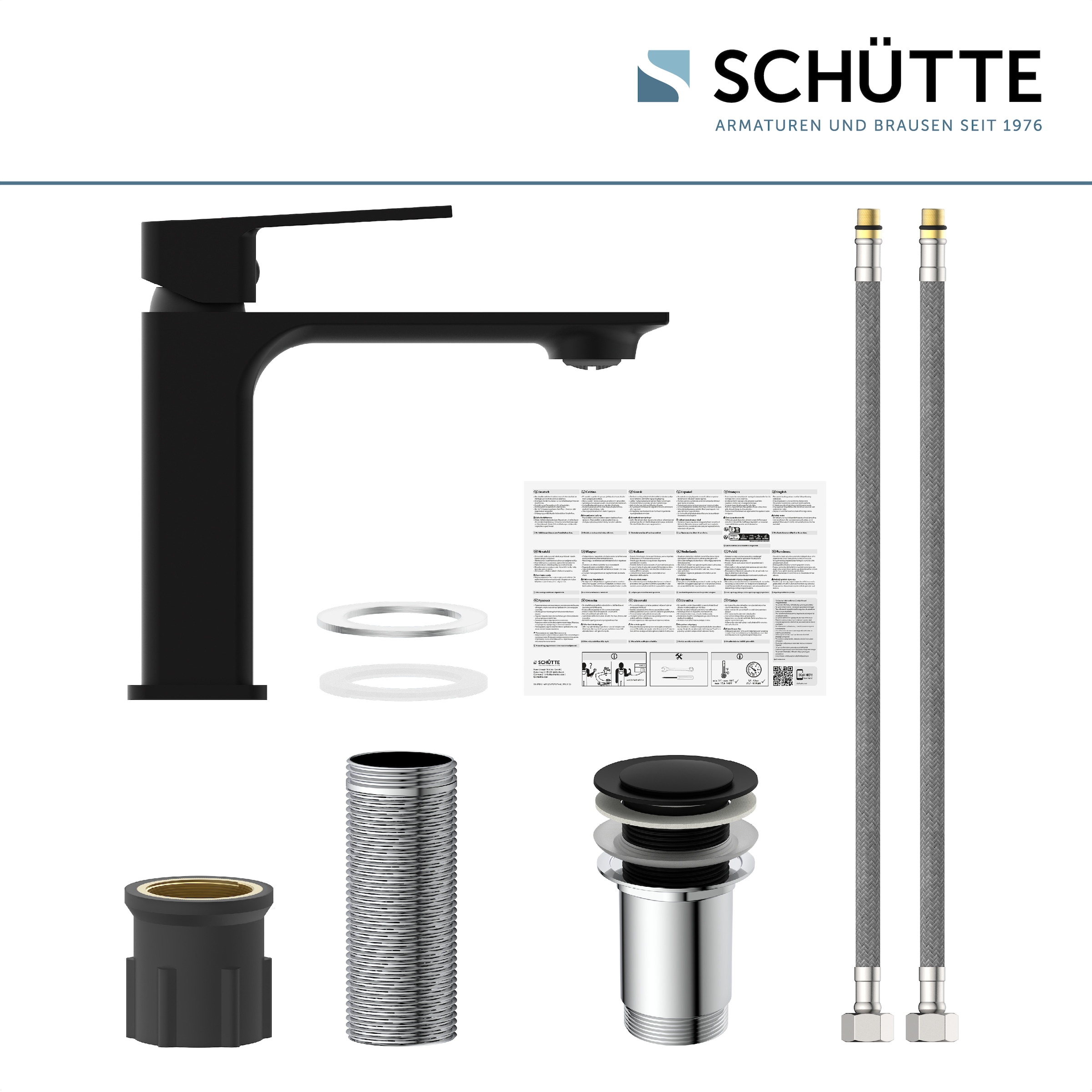 Schütte Waschtischarmatur »SAN DIEGO« Hochdruck Armatur Bad, Waschtischarmatur, Wasserhahn