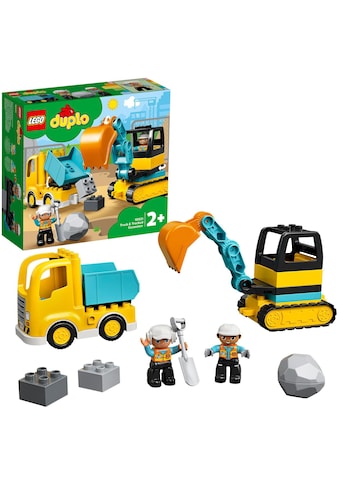 Konstruktionsspielsteine »Bagger und Laster (10931), LEGO® DUPLO® Town«, (20 St.)
