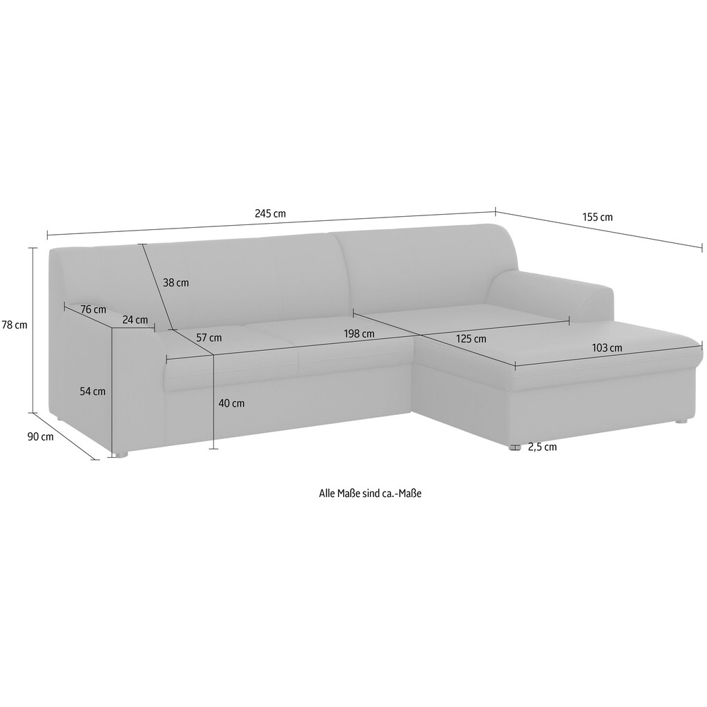 DOMO collection Ecksofa »Topper«