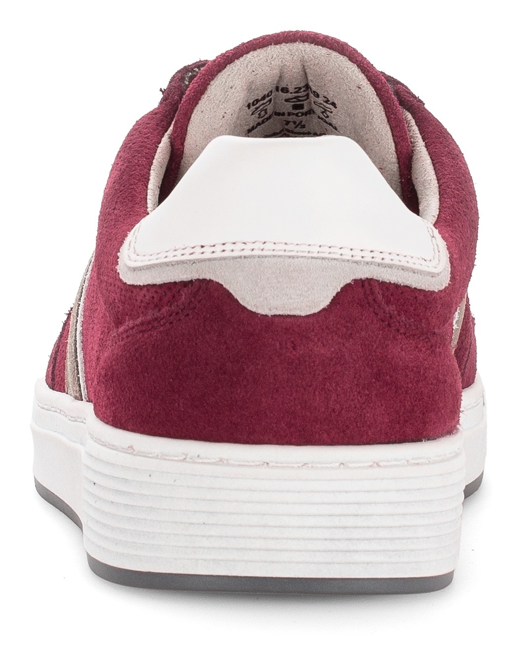 Pius Gabor Sneaker, Freizeitschuh, Halbschuh, Schnürer mit Kontrastbesätze, Weite G