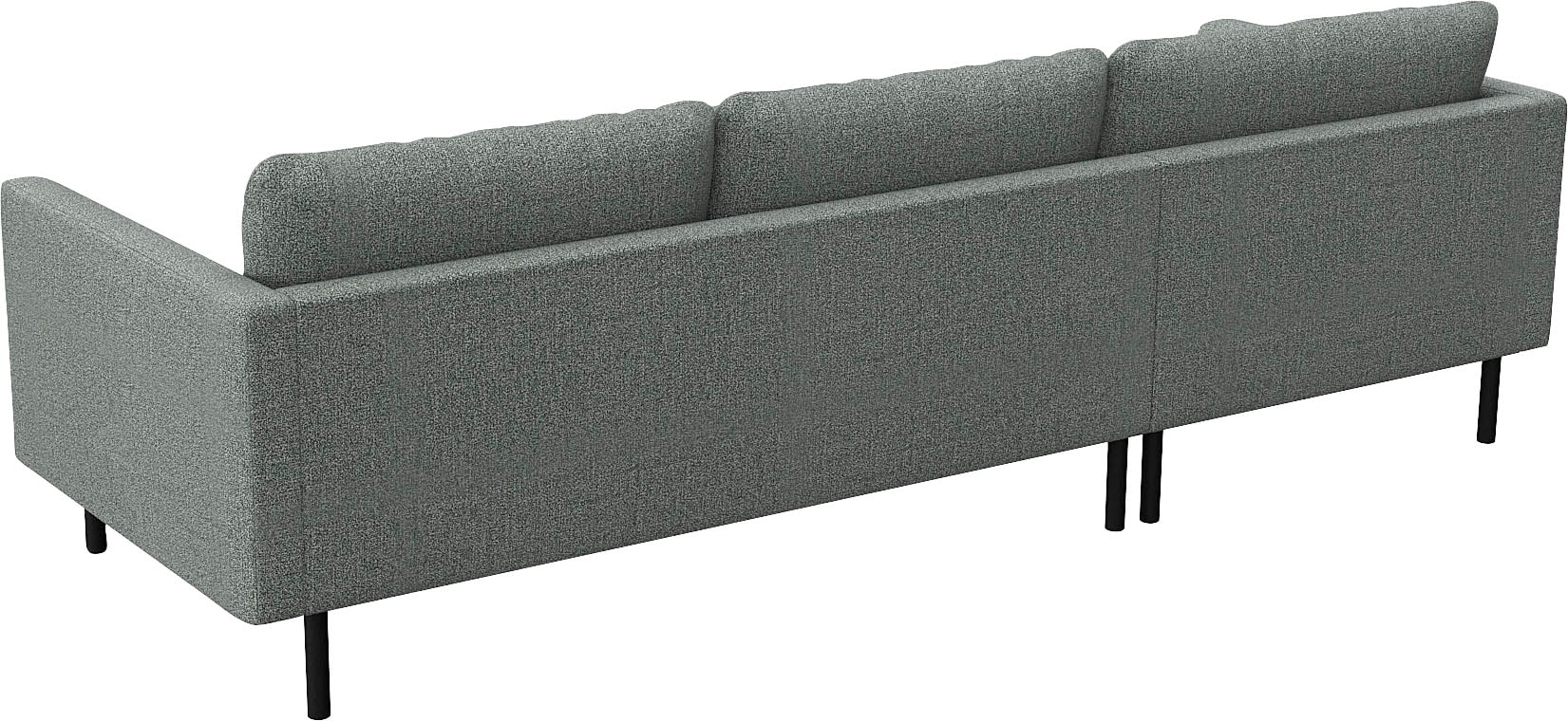 FLEXLUX Ecksofa »Bolzano, elegant und bequem, L-Form«, Sitzaufbau mit Kaltschaum & Stahl-Wellen, loose Sitz -& Rückenkissen