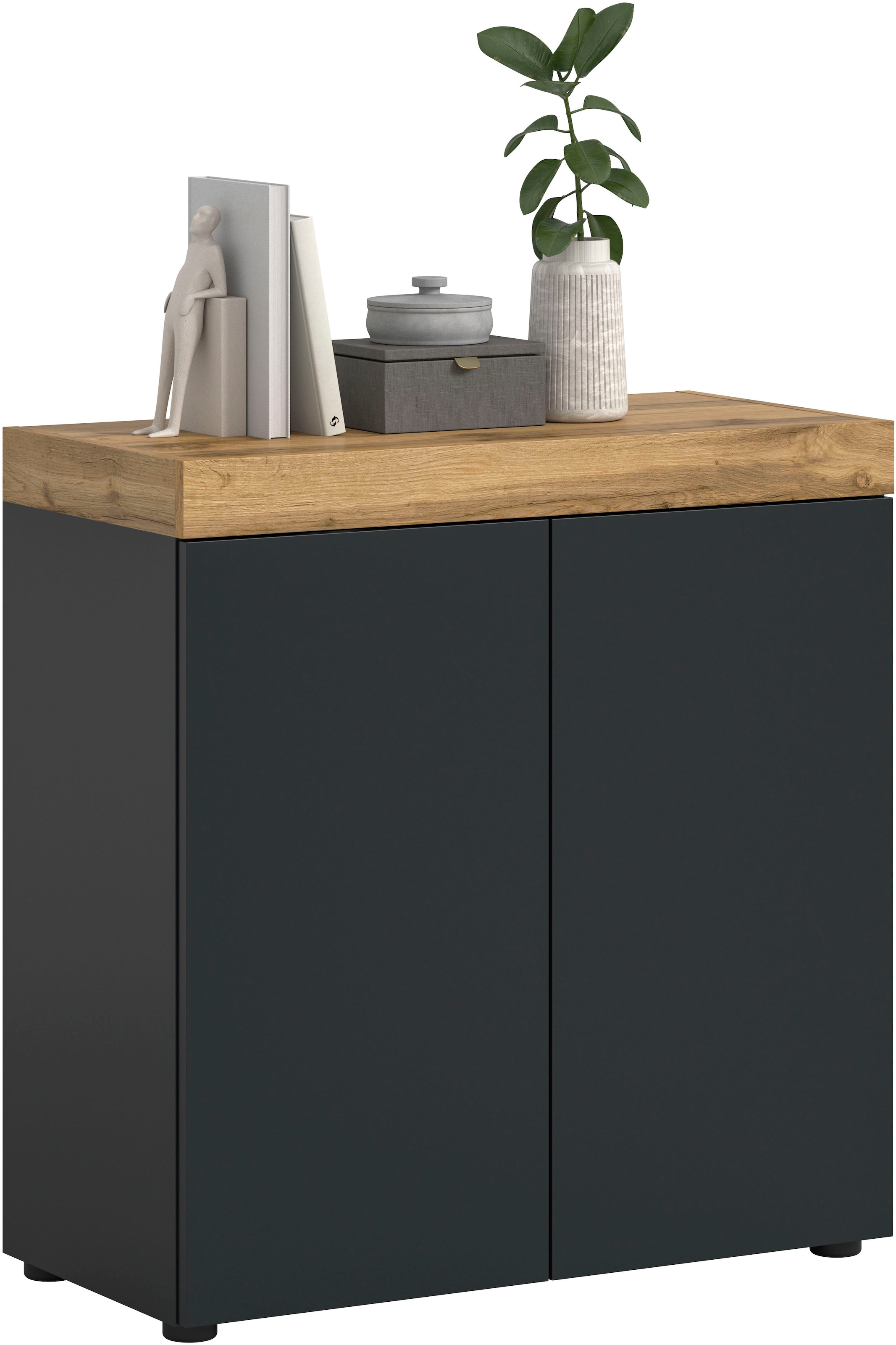 OTTO home Kommode »MAMBO, TOPSELLER!, Breite 77 cm, 2 Türen, 2 Einlegeböden« 1 Stk. tlg. Kommode, Anrichte, Wohnzimmer, Schlafzimmer