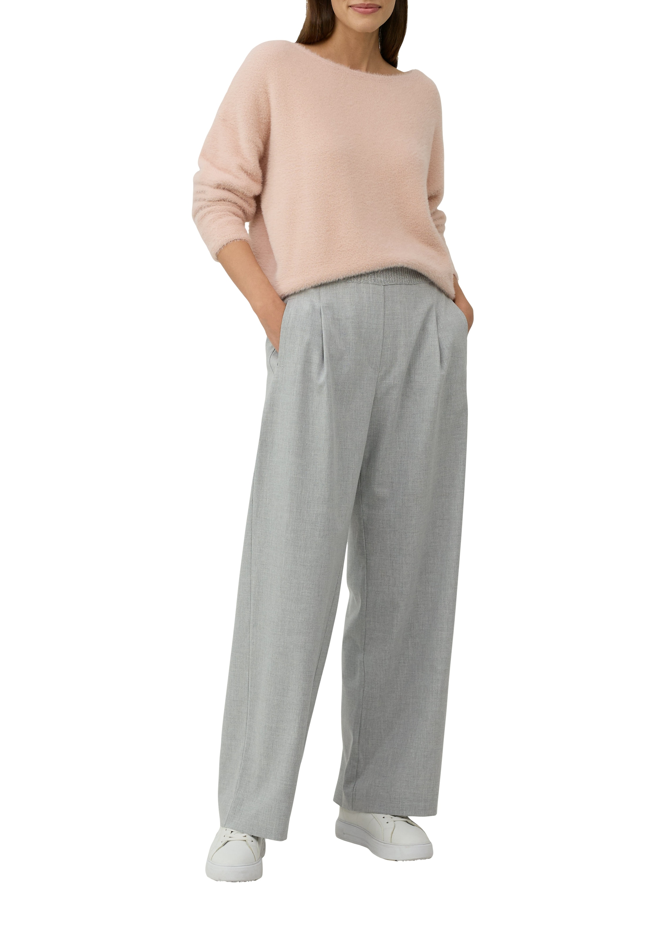 s.Oliver BLACK LABEL Strickpullover, mit U-Boot Ausschnitt