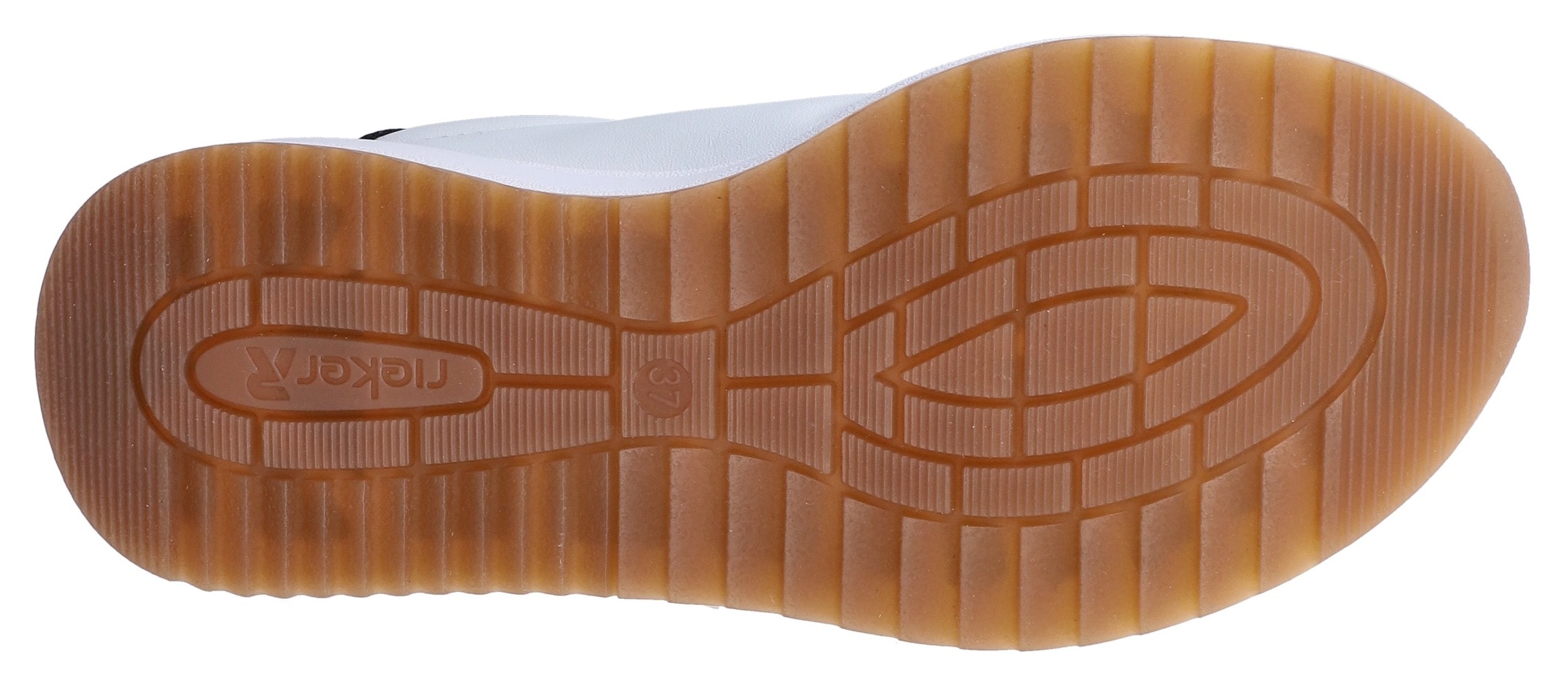 Rieker Sneaker  Schnürschuh, Halbschuh, Freizeitsneaker mit Kontrastbesätze